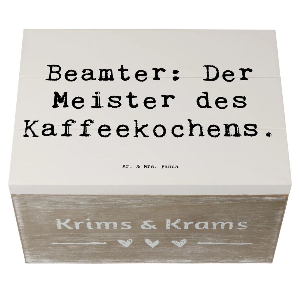 Holzkiste Spruch Beamter Kaffeemeister XXL, Erinnerungsbox, Schatulle, Schatzkiste, Erinnerungskiste, Dekokiste, Geschenkbox, Kiste, Holzkiste, Geschenkdose, Truhe, Aufbewahrungsbox, Beruf, Ausbildung, Jubiläum, Abschied, Rente, Kollege, Kollegin, Geschenk, Schenken, Arbeitskollege, Mitarbeiter, Firma, Danke, Dankeschön