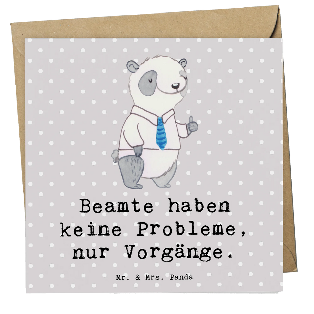 Deluxe Card Beamte haben keine Probleme, nur Vorgänge. Hochwertige Grußkarte, Glückwunschkarte, Hochzeitskarte, Karte, Klappkarte, Hochwertige Klappkarte, Grußkarte, Geburtstagskarte, Einladungskarte, Beruf, Ausbildung, Jubiläum, Abschied, Rente, Kollege, Kollegin, Geschenk, Schenken, Arbeitskollege, Mitarbeiter, Firma, Danke, Dankeschön