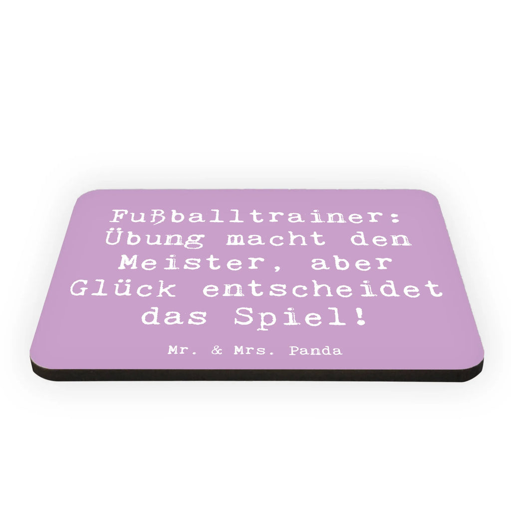 Magnet Saying Fußballtrainer: Übung macht den Meister, aber Glück entscheidet das Spiel! Pinnwandmagnet, Kühlschrankmagnet, Whiteboard Magnet, Motivmagnete, Souvenir Magnet, Dekomagnet, Kühlschrank Dekoration, Notiz Magnet, Beruf, Ausbildung, Jubiläum, Abschied, Rente, Kollege, Kollegin, Geschenk, Schenken, Arbeitskollege, Mitarbeiter, Firma, Danke, Dankeschön