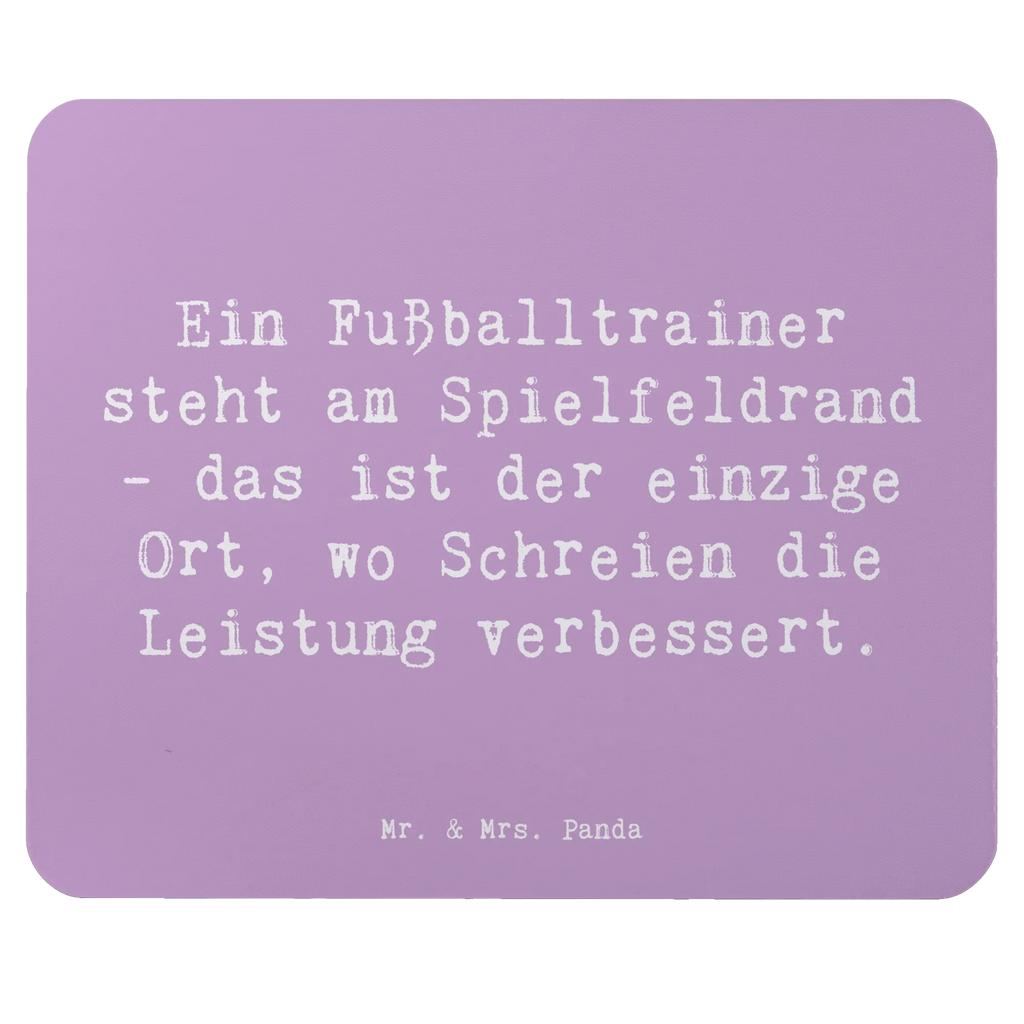 Mouse mat Saying Ein Fußballtrainer steht am Spielfeldrand - das ist der einzige Ort, wo Schreien die Leistung verbessert. PC Zubehör, Mauspad Büro, Mausunterlage, Mousepad, Mauspad, Einzigartiges Mauspad, Computer zubehör, Arbeitszimmer, Büroausstattung, Designer Mauspad, Beruf, Ausbildung, Jubiläum, Abschied, Rente, Kollege, Kollegin, Geschenk, Schenken, Arbeitskollege, Mitarbeiter, Firma, Danke, Dankeschön