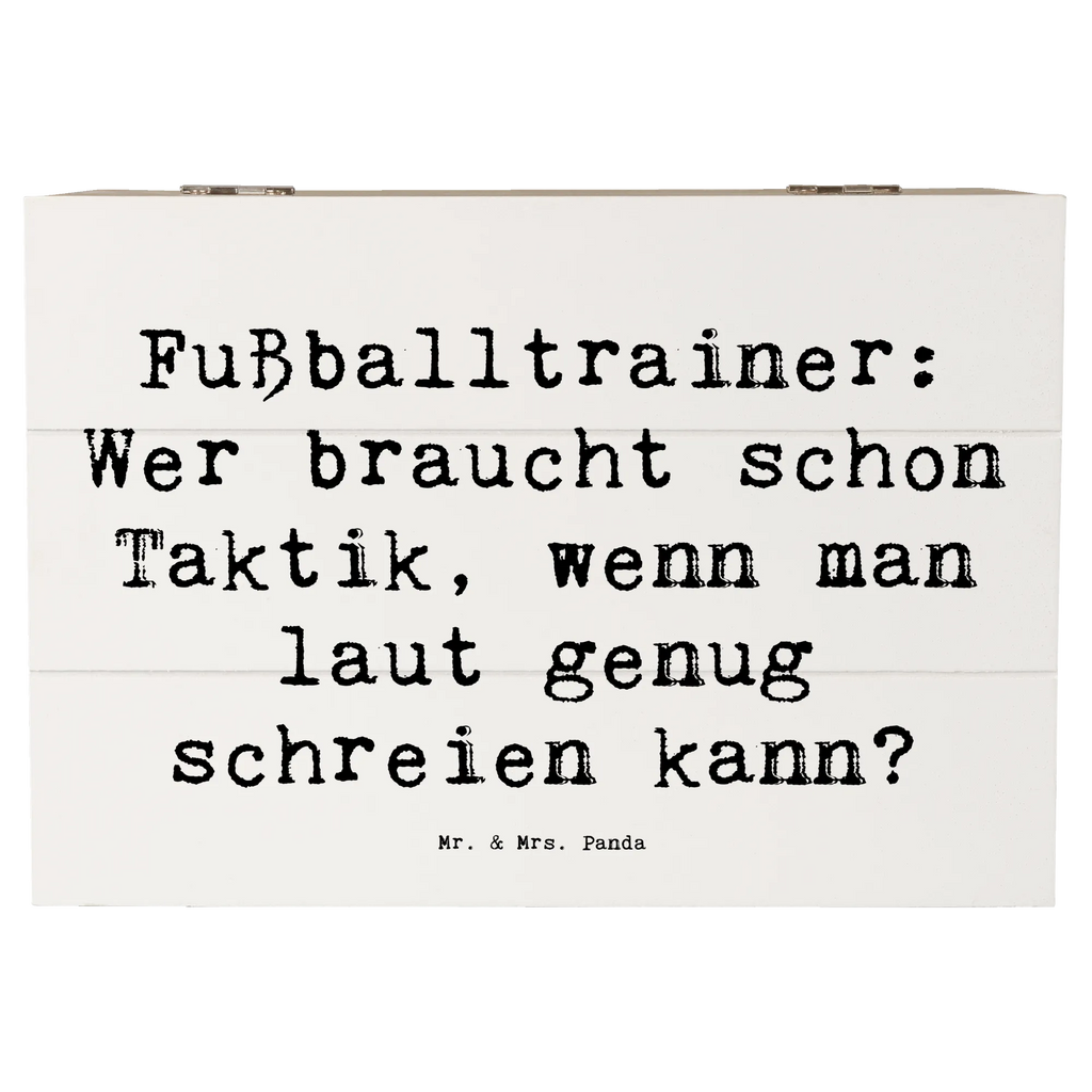 Holzkiste Spruch Fußballtrainer Motivation XXL, Erinnerungsbox, Geschenkdose, Geschenkbox, Truhe, Dekokiste, Erinnerungskiste, Kiste, Schatulle, Schatzkiste, Holzkiste, Aufbewahrungsbox, Beruf, Ausbildung, Jubiläum, Abschied, Rente, Kollege, Kollegin, Geschenk, Schenken, Arbeitskollege, Mitarbeiter, Firma, Danke, Dankeschön