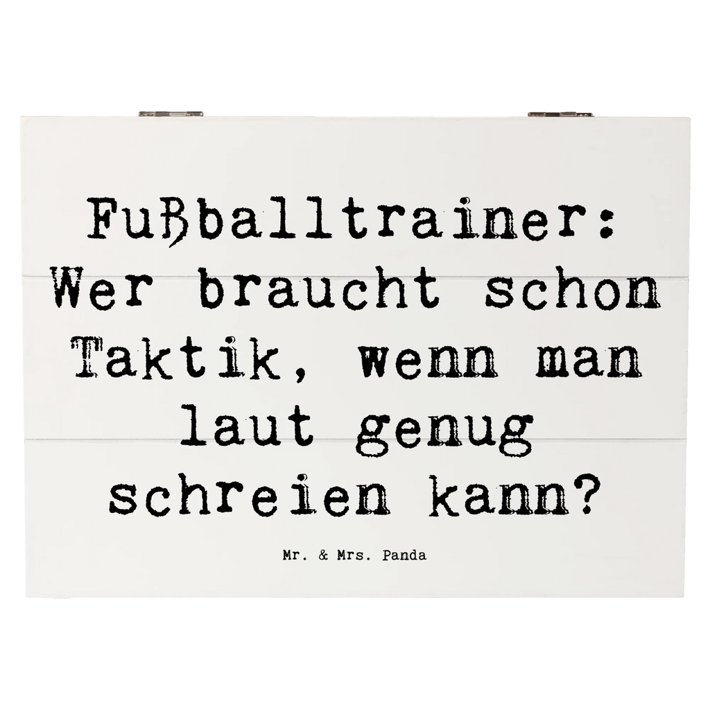 Holzkiste Spruch Fußballtrainer Motivation XXL, Erinnerungsbox, Geschenkdose, Geschenkbox, Truhe, Dekokiste, Erinnerungskiste, Kiste, Schatulle, Schatzkiste, Holzkiste, Aufbewahrungsbox, Beruf, Ausbildung, Jubiläum, Abschied, Rente, Kollege, Kollegin, Geschenk, Schenken, Arbeitskollege, Mitarbeiter, Firma, Danke, Dankeschön