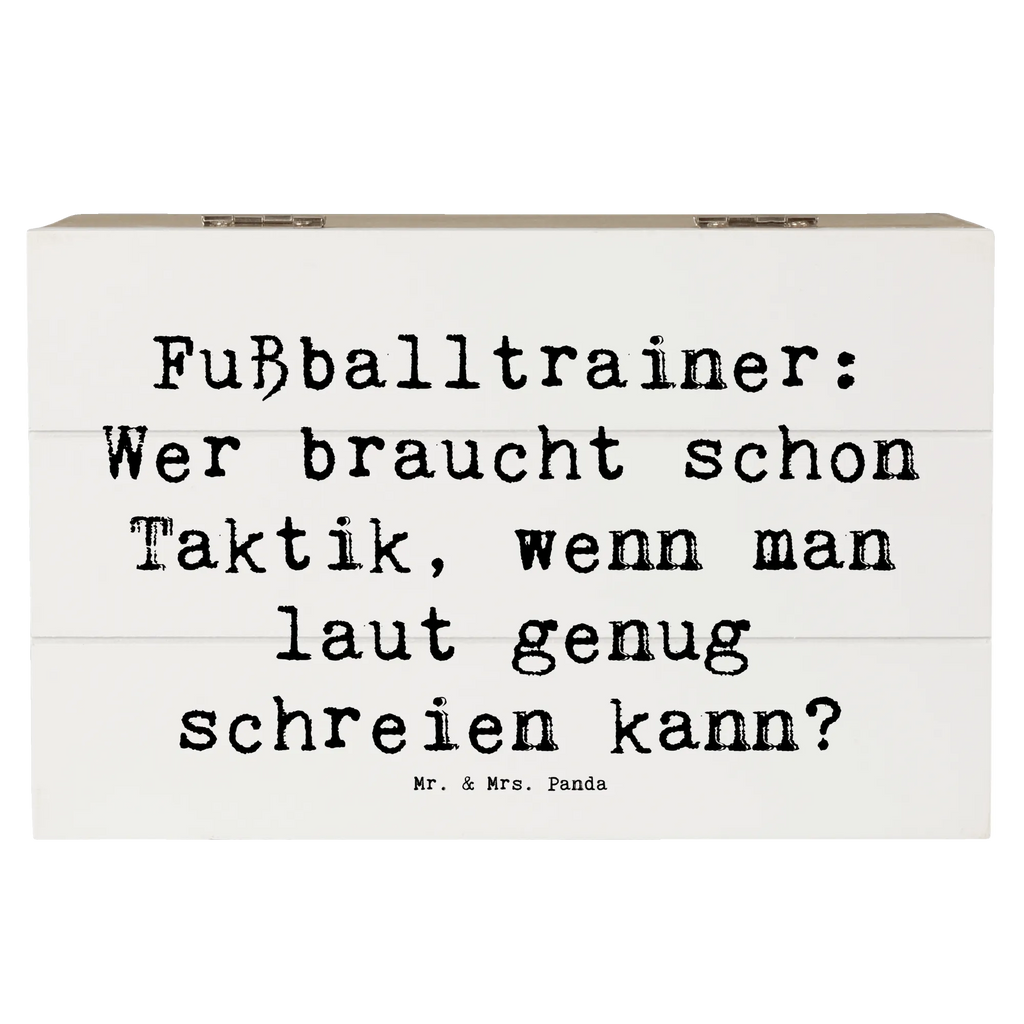 Holzkiste Spruch Fußballtrainer Motivation XXL, Erinnerungsbox, Geschenkdose, Geschenkbox, Truhe, Dekokiste, Erinnerungskiste, Kiste, Schatulle, Schatzkiste, Holzkiste, Aufbewahrungsbox, Beruf, Ausbildung, Jubiläum, Abschied, Rente, Kollege, Kollegin, Geschenk, Schenken, Arbeitskollege, Mitarbeiter, Firma, Danke, Dankeschön