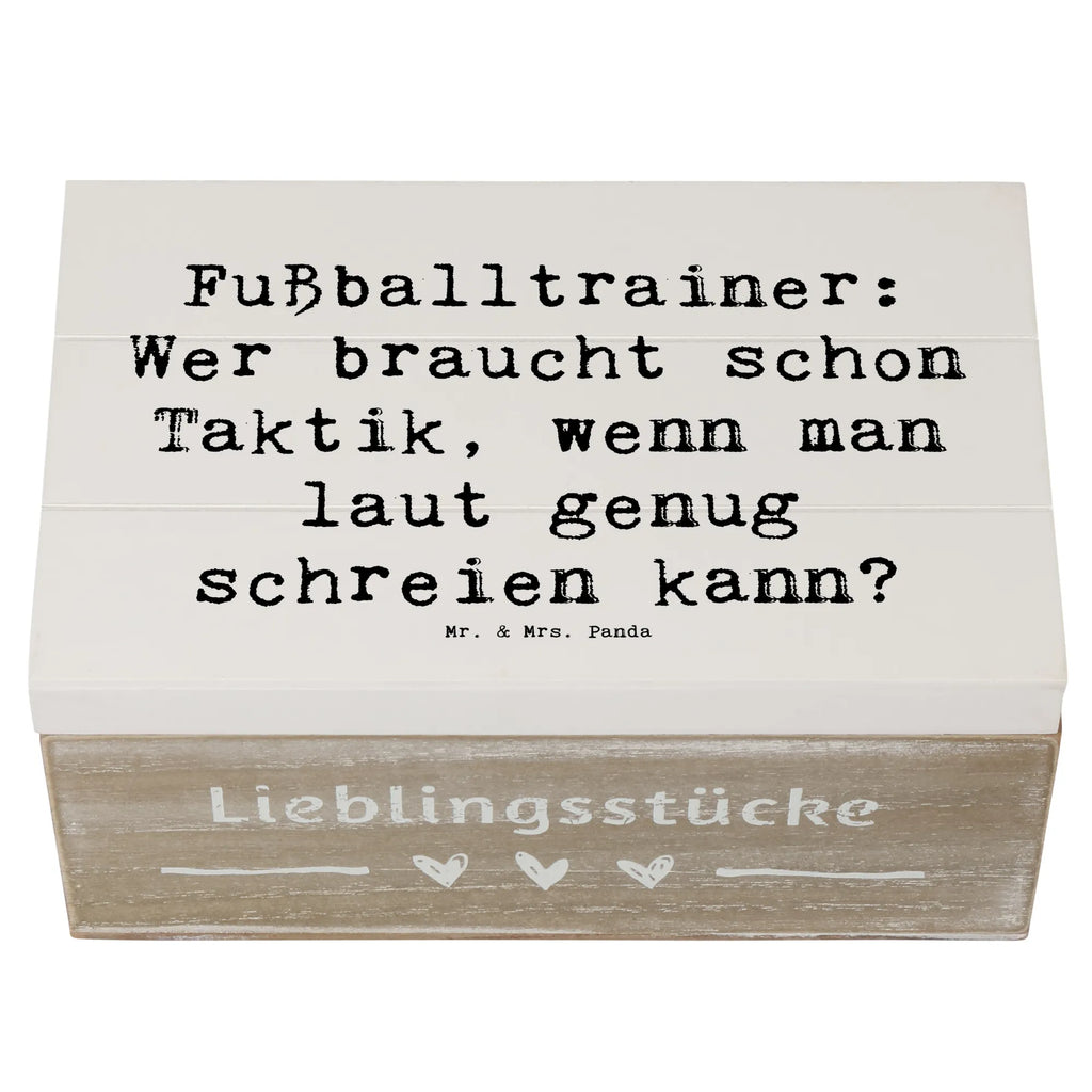 Holzkiste Spruch Fußballtrainer Motivation XXL, Erinnerungsbox, Geschenkdose, Geschenkbox, Truhe, Dekokiste, Erinnerungskiste, Kiste, Schatulle, Schatzkiste, Holzkiste, Aufbewahrungsbox, Beruf, Ausbildung, Jubiläum, Abschied, Rente, Kollege, Kollegin, Geschenk, Schenken, Arbeitskollege, Mitarbeiter, Firma, Danke, Dankeschön