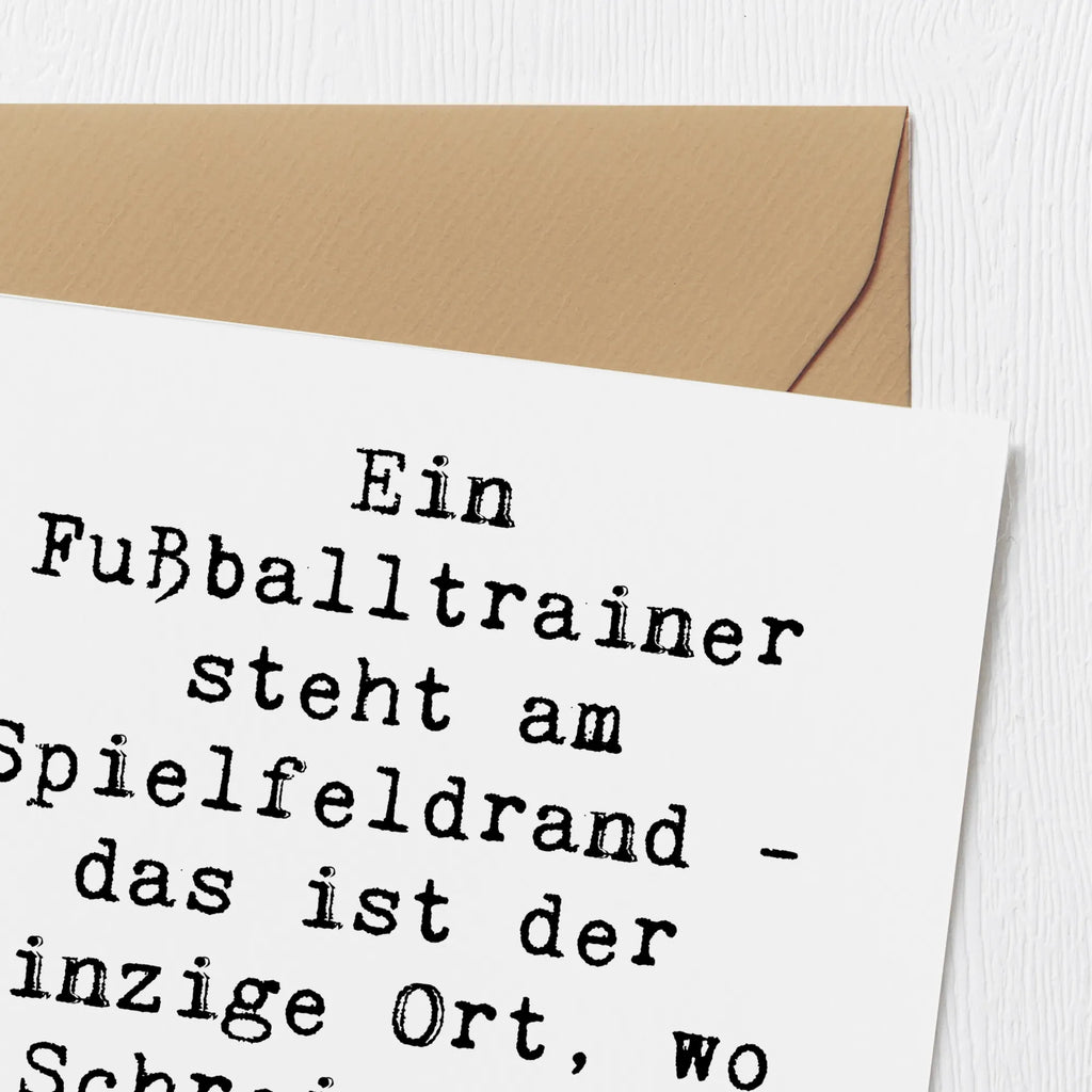 Deluxe Karte Spruch Fußballtrainer Energie Glückwunschkarte, Karte, Geburtstagskarte, Hochwertige Klappkarte, Einladungskarte, Hochzeitskarte, Klappkarte, Hochwertige Grußkarte, Grußkarte, Beruf, Ausbildung, Jubiläum, Abschied, Rente, Kollege, Kollegin, Geschenk, Schenken, Arbeitskollege, Mitarbeiter, Firma, Danke, Dankeschön