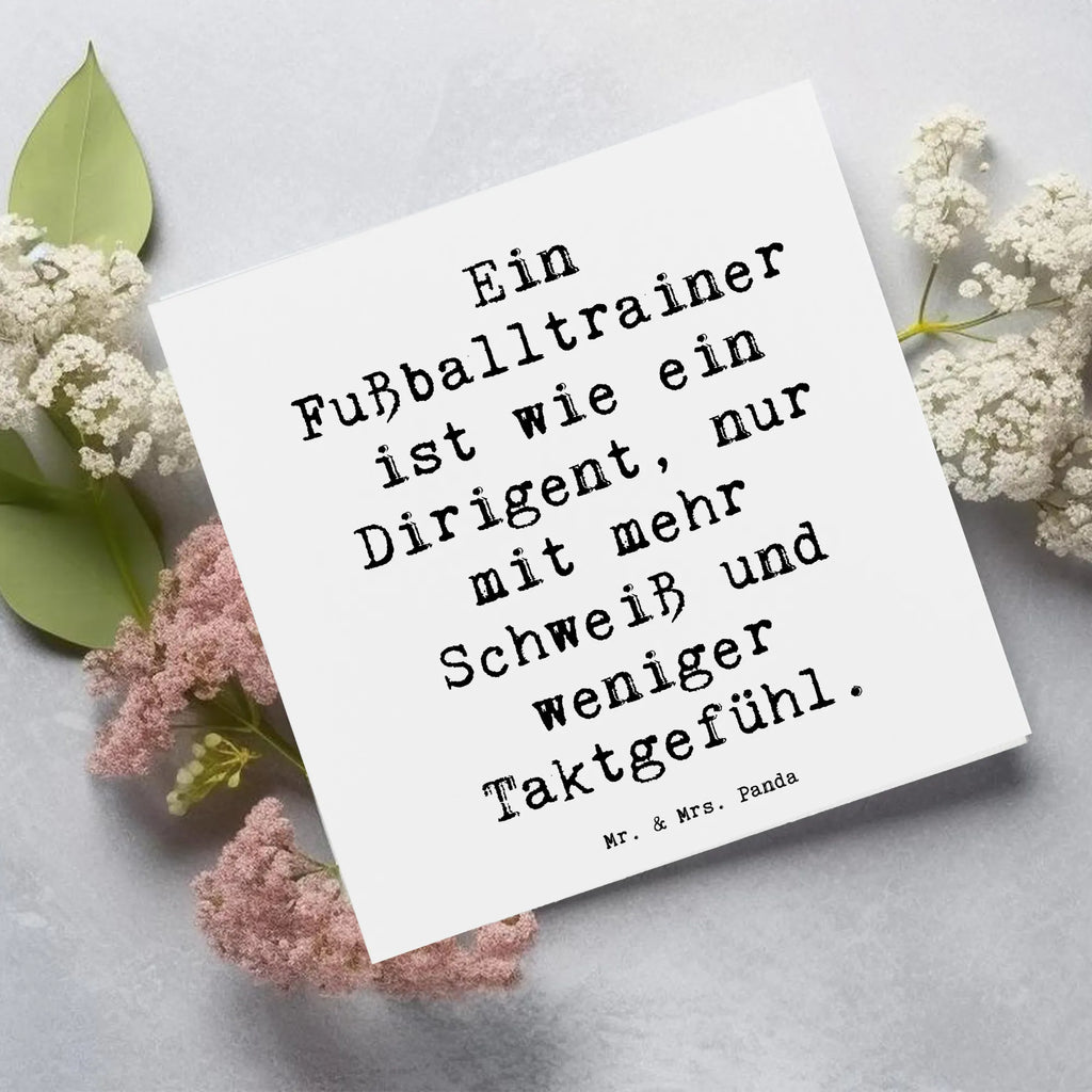 Deluxe Karte Spruch Fußballtrainer Dirigent Hochwertige Klappkarte, Einladungskarte, Hochzeitskarte, Geburtstagskarte, Karte, Grußkarte, Klappkarte, Hochwertige Grußkarte, Glückwunschkarte, Beruf, Ausbildung, Jubiläum, Abschied, Rente, Kollege, Kollegin, Geschenk, Schenken, Arbeitskollege, Mitarbeiter, Firma, Danke, Dankeschön