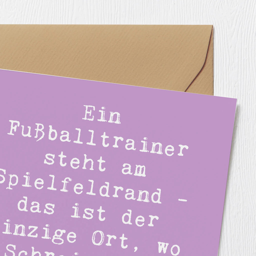 Deluxe Karte Spruch Fußballtrainer Energie Glückwunschkarte, Karte, Geburtstagskarte, Hochwertige Klappkarte, Einladungskarte, Hochzeitskarte, Klappkarte, Hochwertige Grußkarte, Grußkarte, Beruf, Ausbildung, Jubiläum, Abschied, Rente, Kollege, Kollegin, Geschenk, Schenken, Arbeitskollege, Mitarbeiter, Firma, Danke, Dankeschön