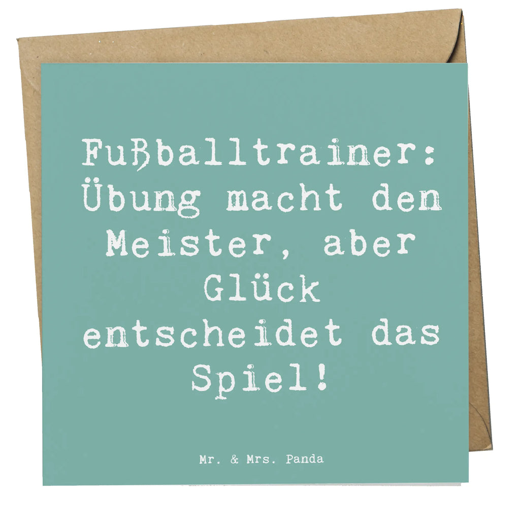 Deluxe Karte Spruch Fußballtrainer Erfolgskick Hochzeitskarte, Karte, Grußkarte, Glückwunschkarte, Hochwertige Grußkarte, Einladungskarte, Hochwertige Klappkarte, Klappkarte, Geburtstagskarte, Beruf, Ausbildung, Jubiläum, Abschied, Rente, Kollege, Kollegin, Geschenk, Schenken, Arbeitskollege, Mitarbeiter, Firma, Danke, Dankeschön