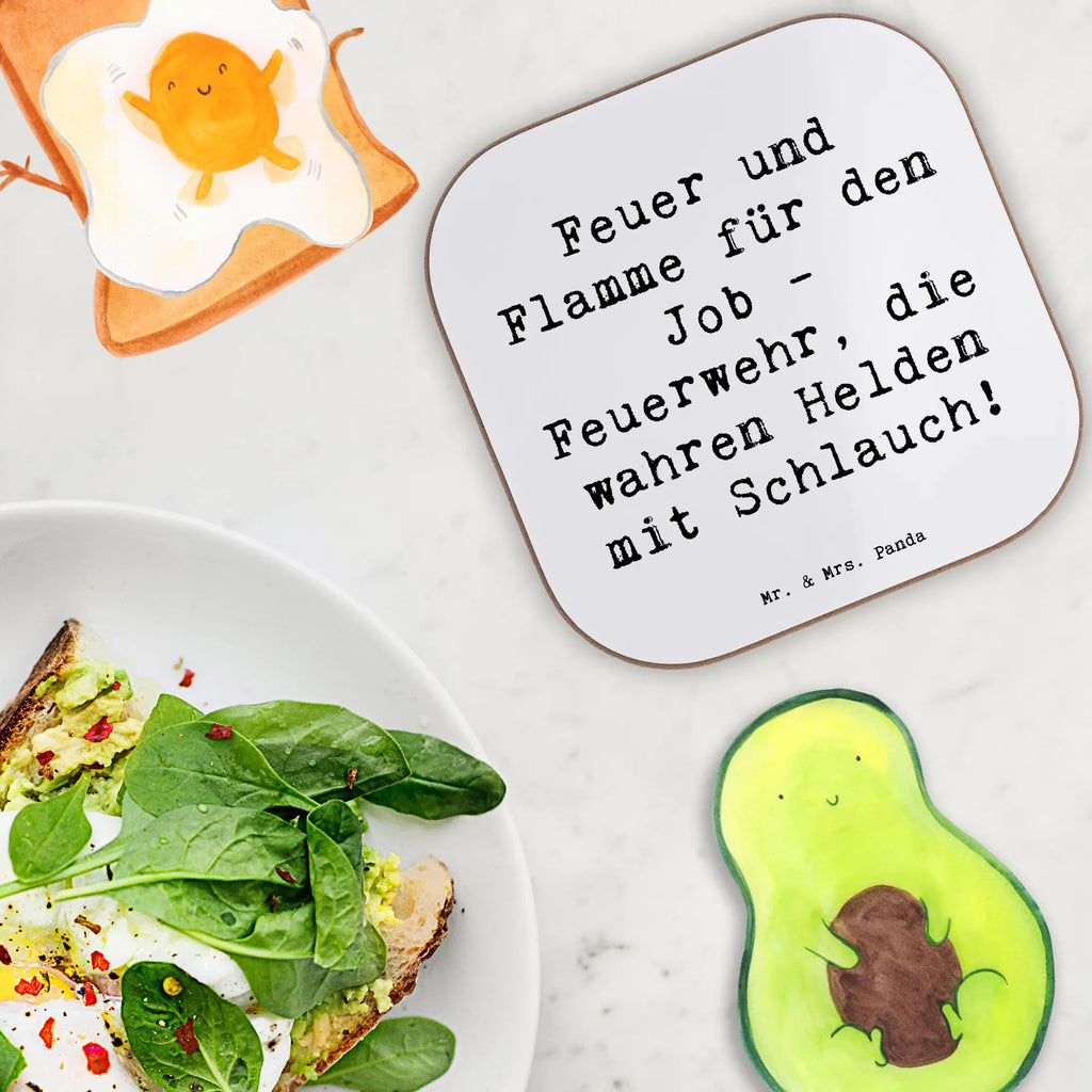 Square coaster Saying Feuer und Flamme für den Job - Feuerwehr, die wahren Helden mit Schlauch! Glasuntersetzer, Untersetzer Gläser, Untersetzer für Gläser, Untersetzer aus Holz, Holzuntersetzer, Bierdeckel, Korkuntersetzer, Untersetzer Holz, Tassen Untersetzer, Untersetzer, Getränkeuntersetzer, Untersetzer Design, Beruf, Ausbildung, Jubiläum, Abschied, Rente, Kollege, Kollegin, Geschenk, Schenken, Arbeitskollege, Mitarbeiter, Firma, Danke, Dankeschön