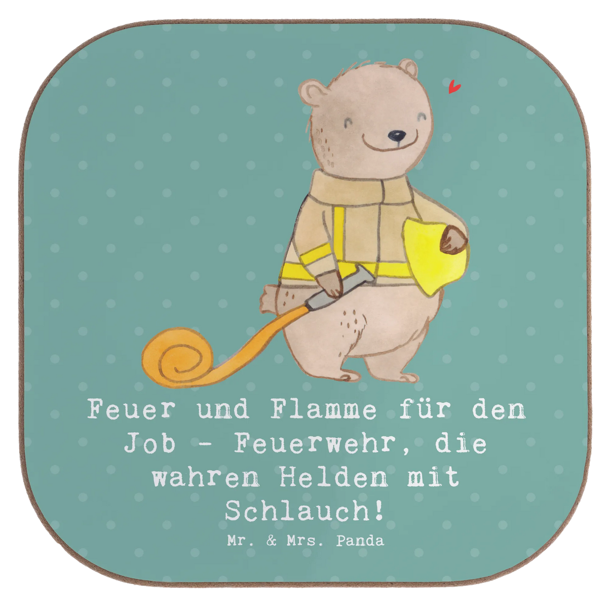 Untersetzer Feuerwehrmann Helden