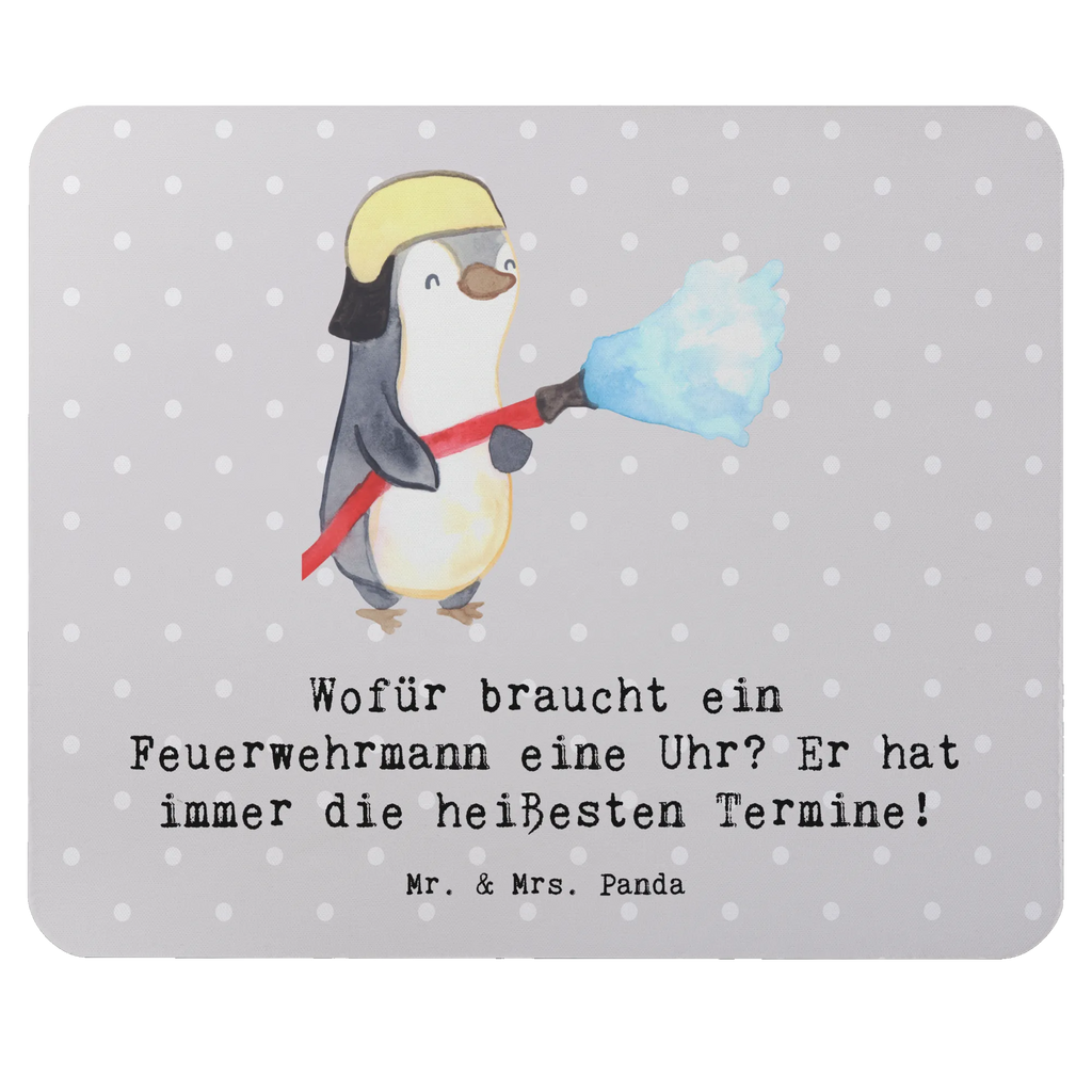 Mouse mat Wofür braucht ein Feuerwehrmann eine Uhr? Er hat immer die heißesten Termine! Mauspad Büro, Büroausstattung, Computer zubehör, Mousepad, Designer Mauspad, Einzigartiges Mauspad, PC Zubehör, Mauspad, Arbeitszimmer, Mausunterlage, Beruf, Ausbildung, Jubiläum, Abschied, Rente, Kollege, Kollegin, Geschenk, Schenken, Arbeitskollege, Mitarbeiter, Firma, Danke, Dankeschön