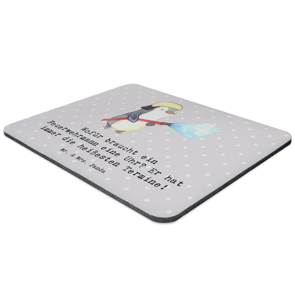 Mouse mat Wofür braucht ein Feuerwehrmann eine Uhr? Er hat immer die heißesten Termine! Mauspad Büro, Büroausstattung, Computer zubehör, Mousepad, Designer Mauspad, Einzigartiges Mauspad, PC Zubehör, Mauspad, Arbeitszimmer, Mausunterlage, Beruf, Ausbildung, Jubiläum, Abschied, Rente, Kollege, Kollegin, Geschenk, Schenken, Arbeitskollege, Mitarbeiter, Firma, Danke, Dankeschön