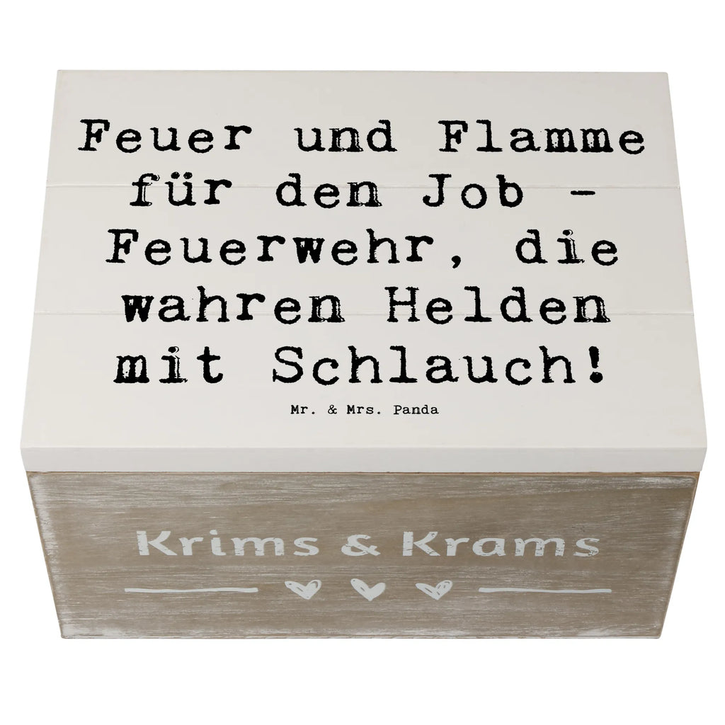 Wooden chest Saying Feuer und Flamme für den Job - Feuerwehr, die wahren Helden mit Schlauch! Kiste, Dekokiste, Truhe, Erinnerungskiste, Schatulle, Schatzkiste, Aufbewahrungsbox, Geschenkbox, Holzkiste, Geschenkdose, Erinnerungsbox, XXL, Beruf, Ausbildung, Jubiläum, Abschied, Rente, Kollege, Kollegin, Geschenk, Schenken, Arbeitskollege, Mitarbeiter, Firma, Danke, Dankeschön