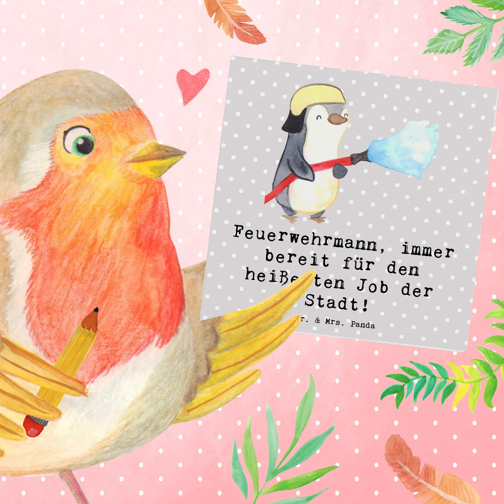 Deluxe Card Feuerwehrmann, immer bereit für den heißesten Job der Stadt! Grußkarte, Geburtstagskarte, Karte, Hochwertige Grußkarte, Hochwertige Klappkarte, Einladungskarte, Klappkarte, Hochzeitskarte, Glückwunschkarte, Beruf, Ausbildung, Jubiläum, Abschied, Rente, Kollege, Kollegin, Geschenk, Schenken, Arbeitskollege, Mitarbeiter, Firma, Danke, Dankeschön