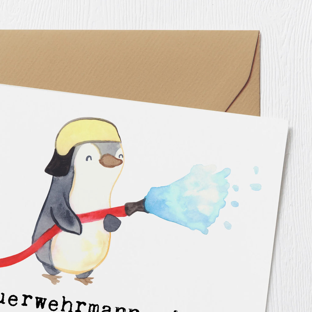 Deluxe Card Feuerwehrmann, immer bereit für den heißesten Job der Stadt! Grußkarte, Geburtstagskarte, Karte, Hochwertige Grußkarte, Hochwertige Klappkarte, Einladungskarte, Klappkarte, Hochzeitskarte, Glückwunschkarte, Beruf, Ausbildung, Jubiläum, Abschied, Rente, Kollege, Kollegin, Geschenk, Schenken, Arbeitskollege, Mitarbeiter, Firma, Danke, Dankeschön