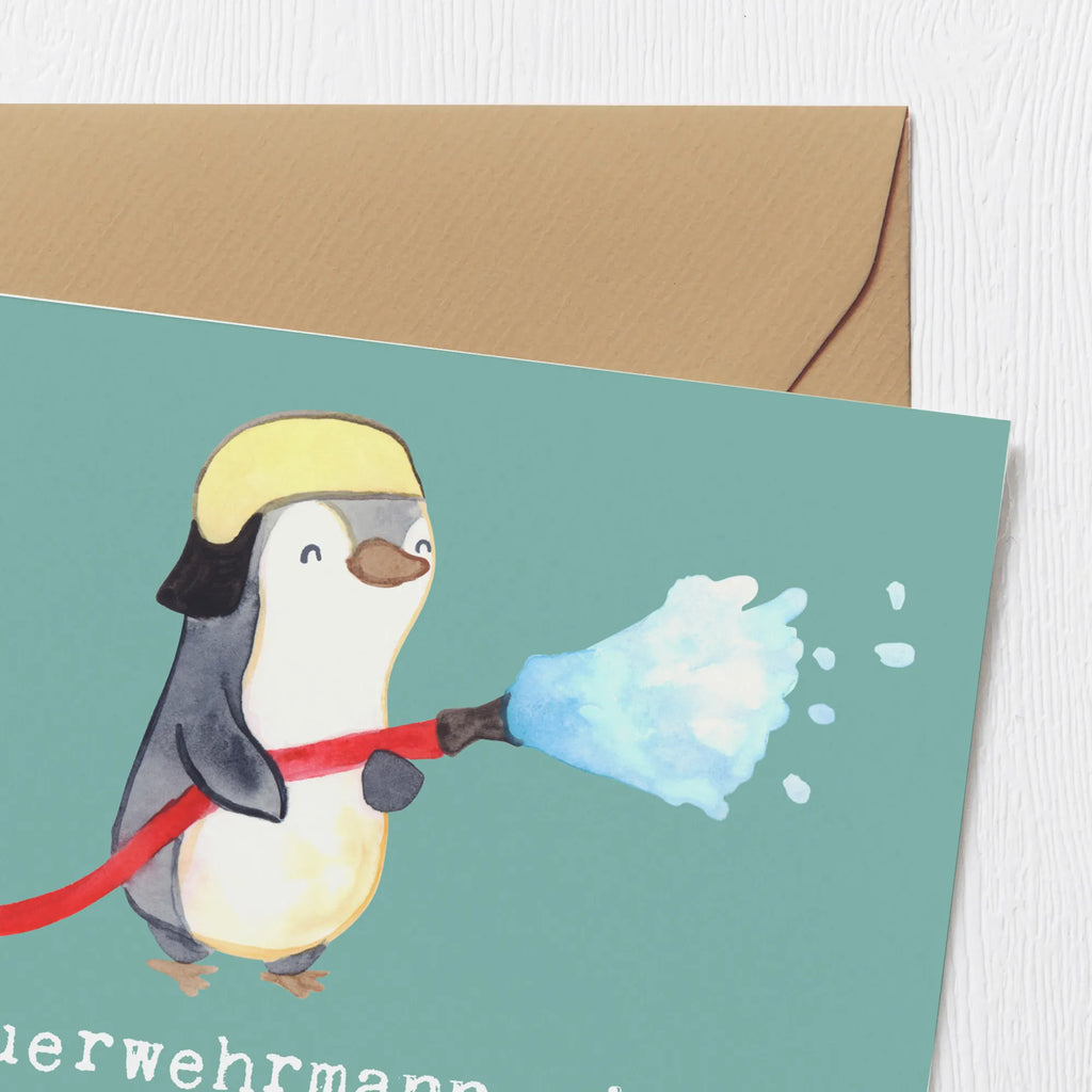 Deluxe Card Feuerwehrmann, immer bereit für den heißesten Job der Stadt! Grußkarte, Geburtstagskarte, Karte, Hochwertige Grußkarte, Hochwertige Klappkarte, Einladungskarte, Klappkarte, Hochzeitskarte, Glückwunschkarte, Beruf, Ausbildung, Jubiläum, Abschied, Rente, Kollege, Kollegin, Geschenk, Schenken, Arbeitskollege, Mitarbeiter, Firma, Danke, Dankeschön