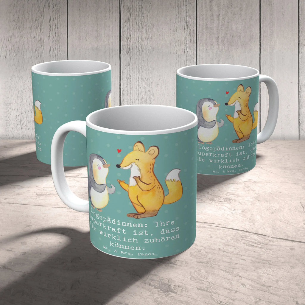 Mug Logopädinnen: Ihre Superkraft ist, dass sie wirklich zuhören können. Teetasse, Geschenktasse, Tasse mit Motiven, Tasse mit Zitaten, Tasse, Kaffeetasse, Bürotasse, Porzellantasse, Keramiktasse, Beruf, Ausbildung, Jubiläum, Abschied, Rente, Kollege, Kollegin, Geschenk, Schenken, Arbeitskollege, Mitarbeiter, Firma, Danke, Dankeschön