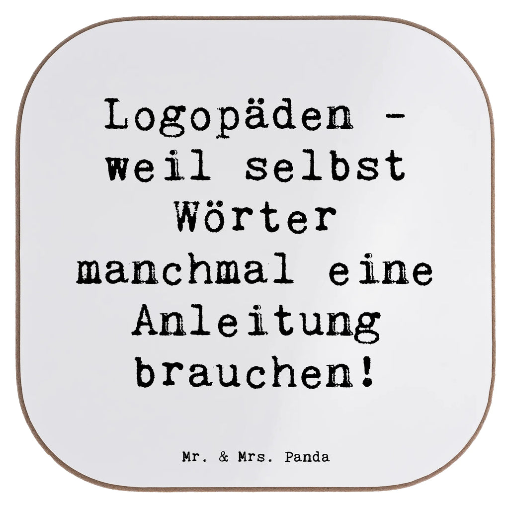 Square coaster Saying Logopäden - weil selbst Wörter manchmal eine Anleitung brauchen! Glasuntersetzer, Bierdeckel, Untersetzer für Gläser, Holzuntersetzer, Tassen Untersetzer, Korkuntersetzer, Untersetzer Gläser, Getränkeuntersetzer, Untersetzer Holz, Untersetzer, Untersetzer Design, Untersetzer aus Holz, Beruf, Ausbildung, Jubiläum, Abschied, Rente, Kollege, Kollegin, Geschenk, Schenken, Arbeitskollege, Mitarbeiter, Firma, Danke, Dankeschön