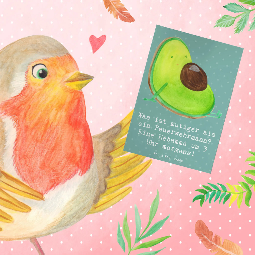 Greetings card Was ist mutiger als ein Feuerwehrmann? Eine Hebamme um 3 Uhr morgens! Klappkarte, Hochzeitskarte, Einladungskarte, Geburtstagskarte, Glückwunschkarte, Karte, Grußkarte, Ansichtskarten, Beruf, Ausbildung, Jubiläum, Abschied, Rente, Kollege, Kollegin, Geschenk, Schenken, Arbeitskollege, Mitarbeiter, Firma, Danke, Dankeschön