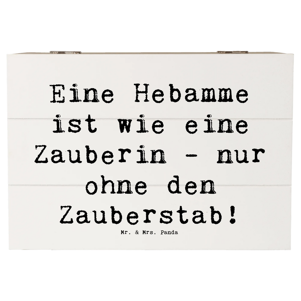 Wooden chest Saying Eine Hebamme ist wie eine Zauberin - nur ohne den Zauberstab! Erinnerungsbox, Schatulle, Dekokiste, Geschenkbox, Kiste, XXL, Schatzkiste, Holzkiste, Geschenkdose, Truhe, Aufbewahrungsbox, Erinnerungskiste, Beruf, Ausbildung, Jubiläum, Abschied, Rente, Kollege, Kollegin, Geschenk, Schenken, Arbeitskollege, Mitarbeiter, Firma, Danke, Dankeschön