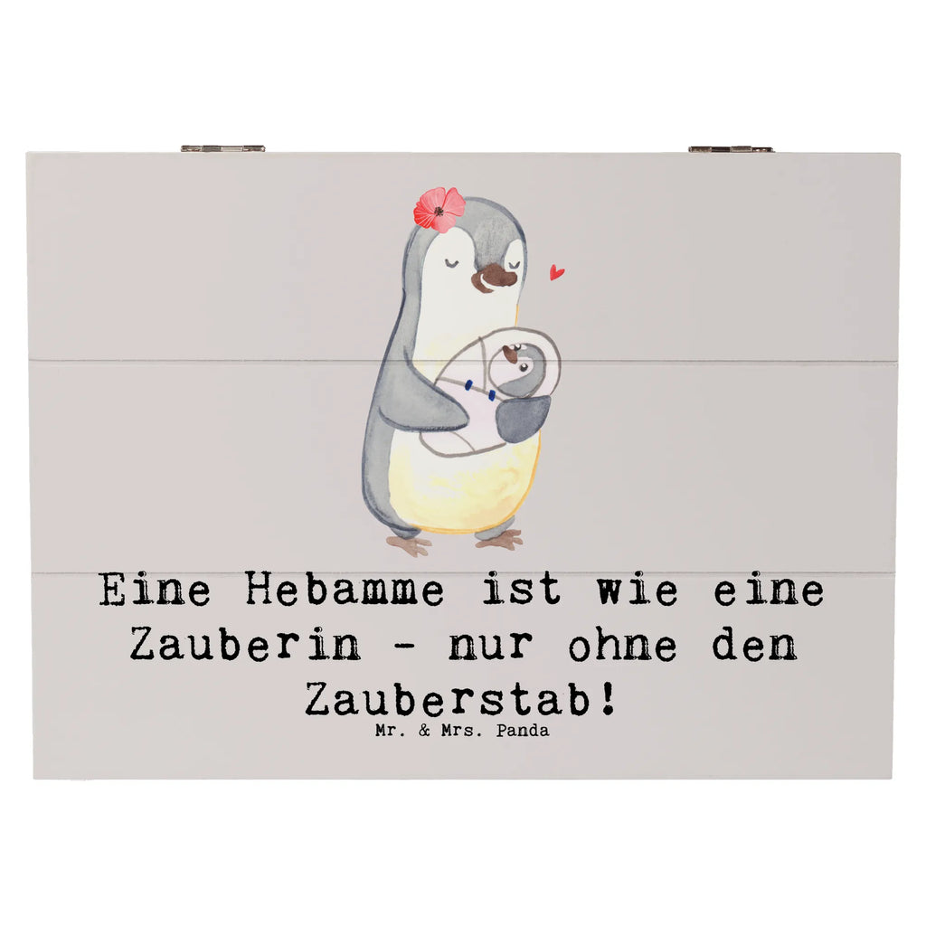 Holzkiste Hebamme Magie XXL, Geschenkbox, Erinnerungsbox, Aufbewahrungsbox, Schatulle, Holzkiste, Geschenkdose, Truhe, Kiste, Erinnerungskiste, Schatzkiste, Dekokiste, Beruf, Ausbildung, Jubiläum, Abschied, Rente, Kollege, Kollegin, Geschenk, Schenken, Arbeitskollege, Mitarbeiter, Firma, Danke, Dankeschön