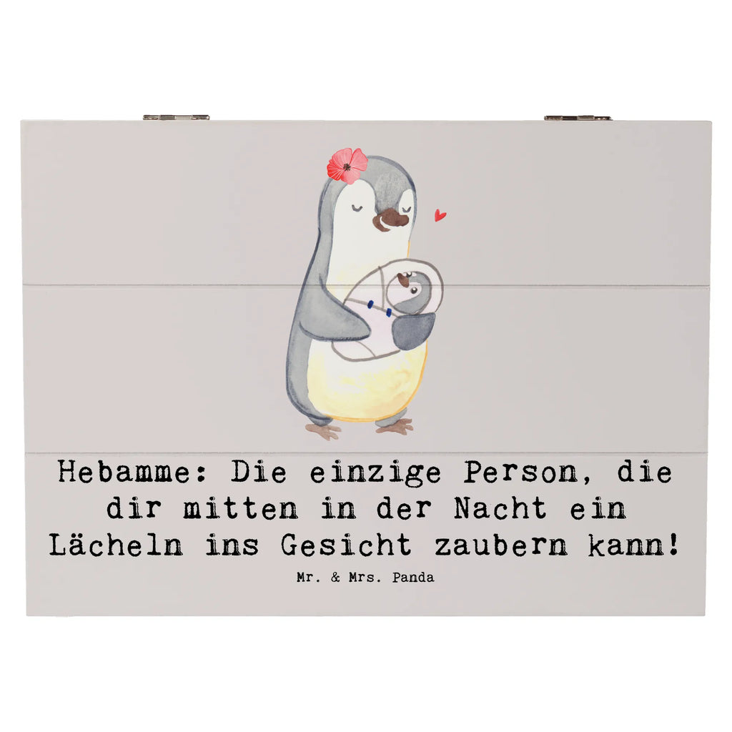 Wooden chest Hebamme: Die einzige Person, die dir mitten in der Nacht ein Lächeln ins Gesicht zaubern kann! Geschenkbox, Aufbewahrungsbox, Geschenkdose, Erinnerungskiste, Kiste, Dekokiste, Holzkiste, Erinnerungsbox, Truhe, Schatulle, XXL, Schatzkiste, Beruf, Ausbildung, Jubiläum, Abschied, Rente, Kollege, Kollegin, Geschenk, Schenken, Arbeitskollege, Mitarbeiter, Firma, Danke, Dankeschön
