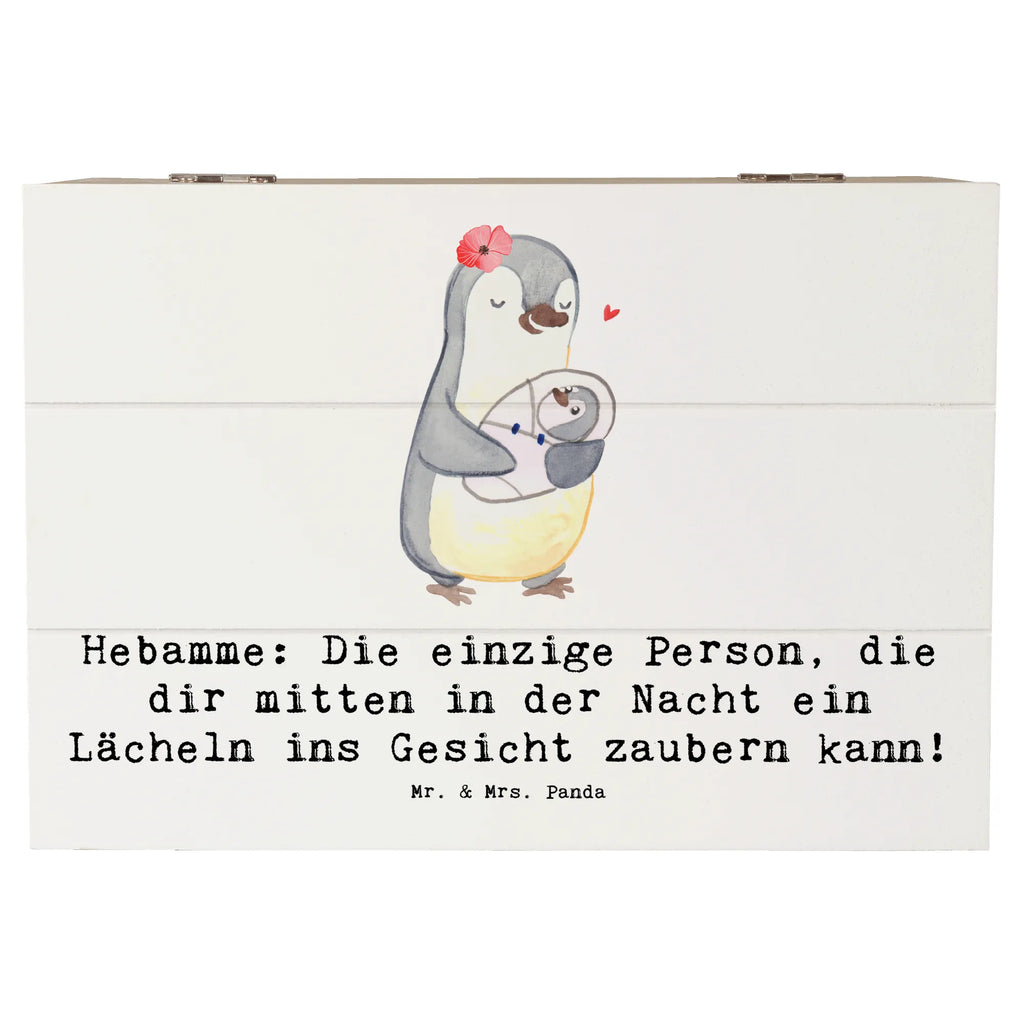 Wooden chest Hebamme: Die einzige Person, die dir mitten in der Nacht ein Lächeln ins Gesicht zaubern kann! Geschenkbox, Aufbewahrungsbox, Geschenkdose, Erinnerungskiste, Kiste, Dekokiste, Holzkiste, Erinnerungsbox, Truhe, Schatulle, XXL, Schatzkiste, Beruf, Ausbildung, Jubiläum, Abschied, Rente, Kollege, Kollegin, Geschenk, Schenken, Arbeitskollege, Mitarbeiter, Firma, Danke, Dankeschön