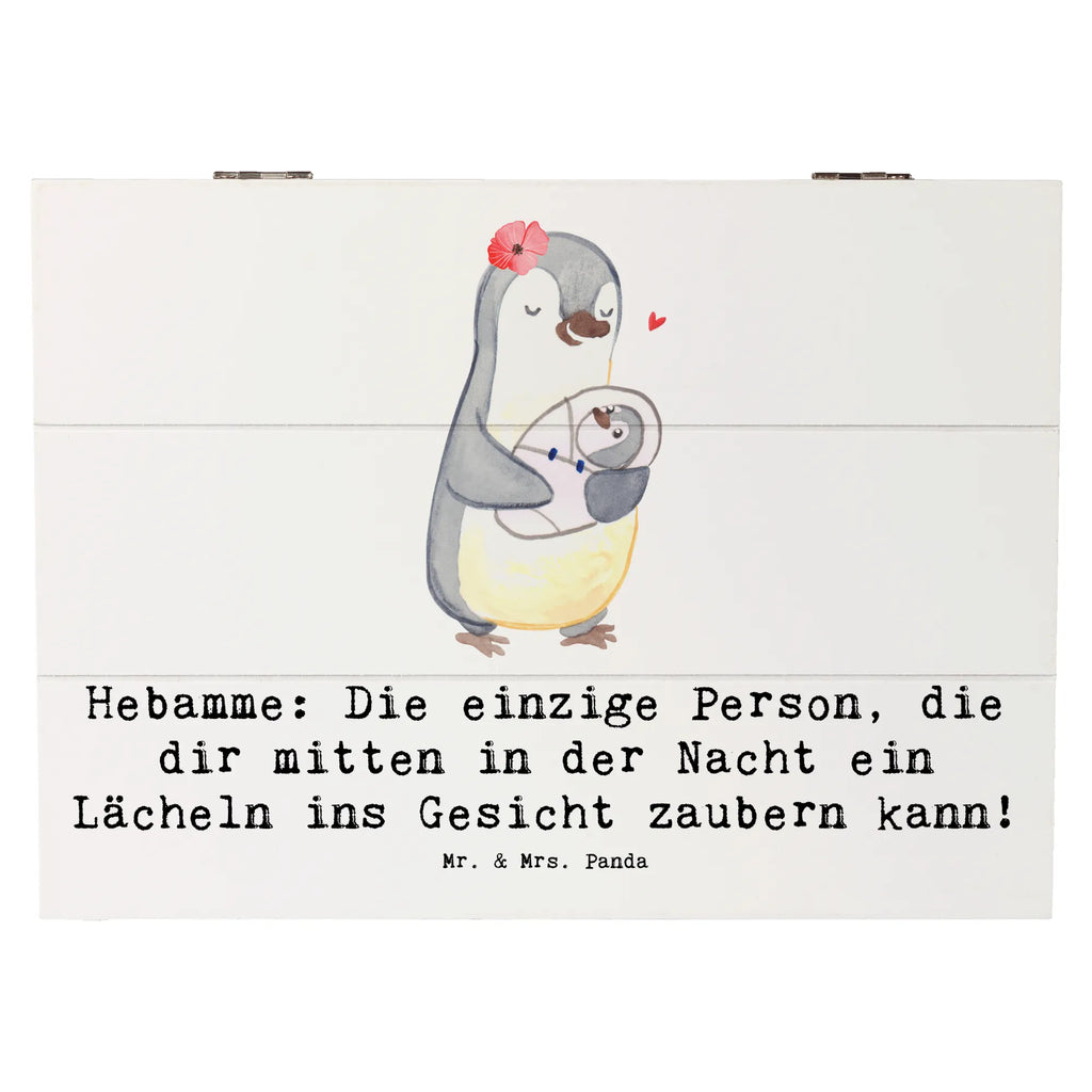 Wooden chest Hebamme: Die einzige Person, die dir mitten in der Nacht ein Lächeln ins Gesicht zaubern kann! Geschenkbox, Aufbewahrungsbox, Geschenkdose, Erinnerungskiste, Kiste, Dekokiste, Holzkiste, Erinnerungsbox, Truhe, Schatulle, XXL, Schatzkiste, Beruf, Ausbildung, Jubiläum, Abschied, Rente, Kollege, Kollegin, Geschenk, Schenken, Arbeitskollege, Mitarbeiter, Firma, Danke, Dankeschön