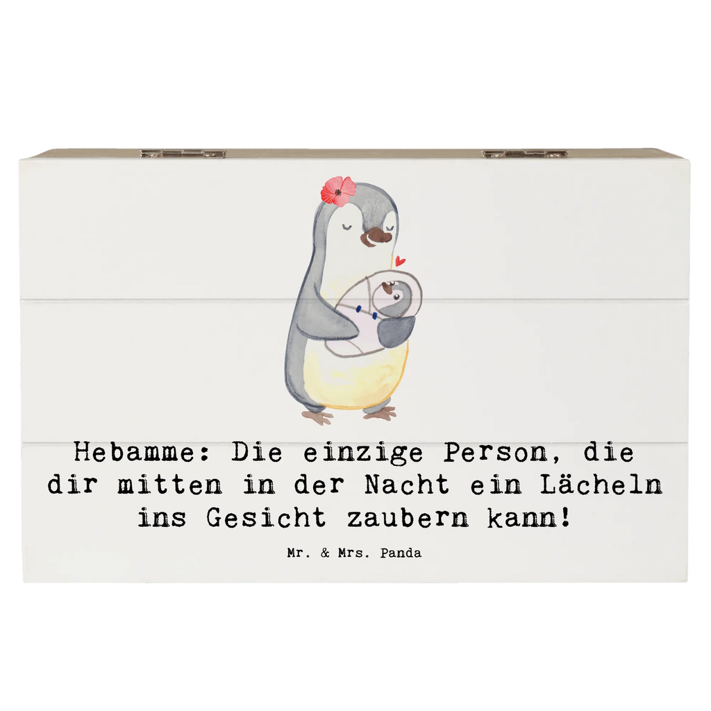 Wooden chest Hebamme: Die einzige Person, die dir mitten in der Nacht ein Lächeln ins Gesicht zaubern kann! Geschenkbox, Aufbewahrungsbox, Geschenkdose, Erinnerungskiste, Kiste, Dekokiste, Holzkiste, Erinnerungsbox, Truhe, Schatulle, XXL, Schatzkiste, Beruf, Ausbildung, Jubiläum, Abschied, Rente, Kollege, Kollegin, Geschenk, Schenken, Arbeitskollege, Mitarbeiter, Firma, Danke, Dankeschön