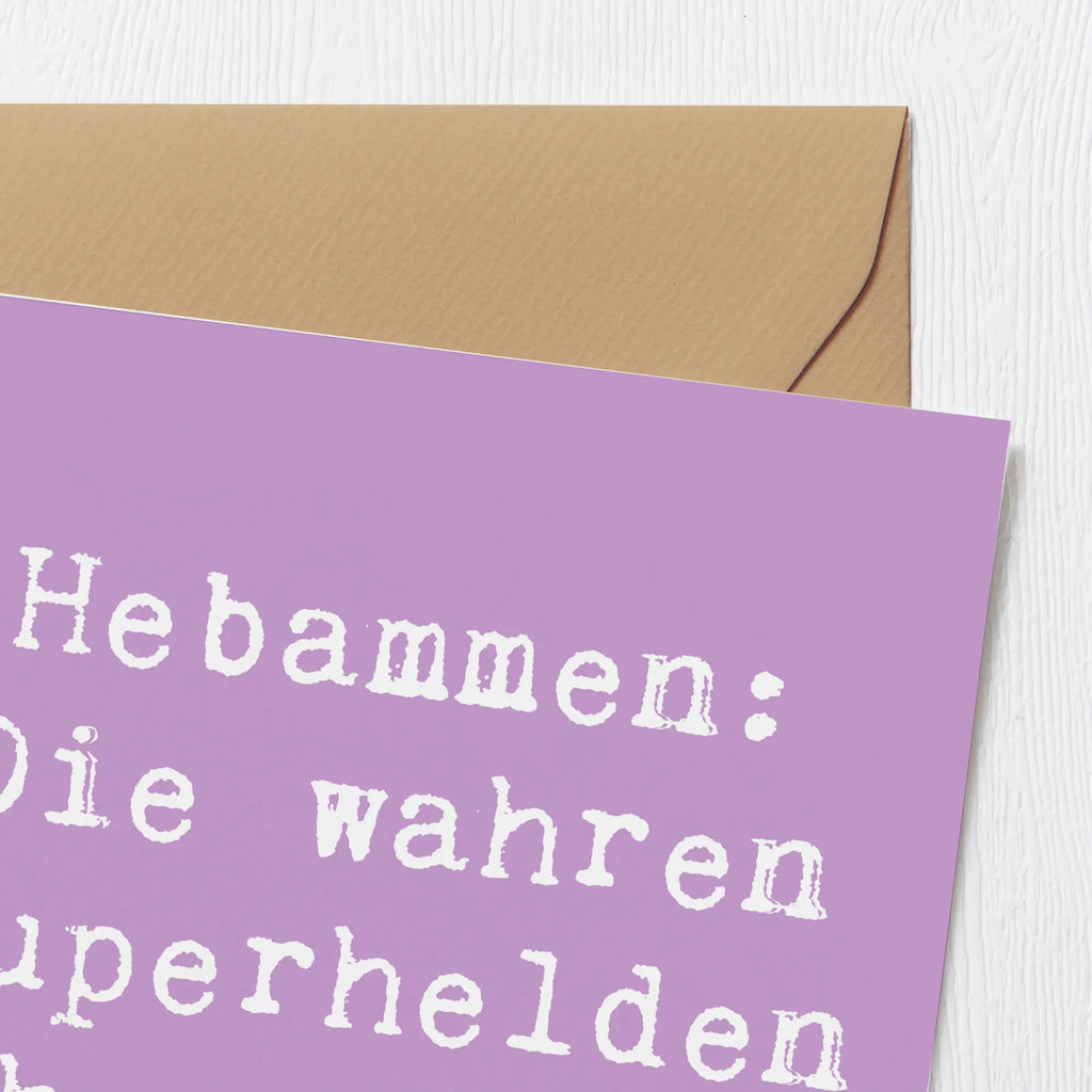 Deluxe Card Saying Hebammen: Die wahren Superhelden ohne Cape! Hochzeitskarte, Hochwertige Grußkarte, Klappkarte, Karte, Hochwertige Klappkarte, Grußkarte, Einladungskarte, Glückwunschkarte, Geburtstagskarte, Beruf, Ausbildung, Jubiläum, Abschied, Rente, Kollege, Kollegin, Geschenk, Schenken, Arbeitskollege, Mitarbeiter, Firma, Danke, Dankeschön