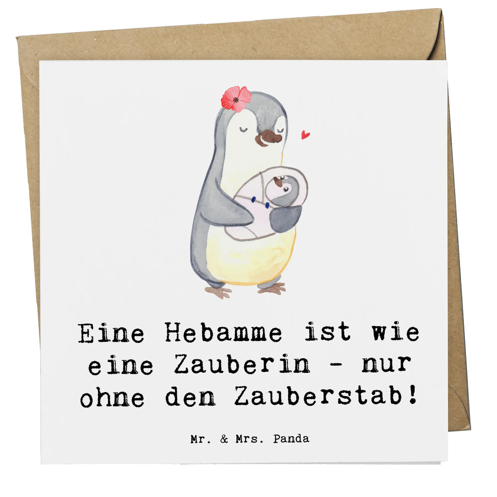 Deluxe Card Eine Hebamme ist wie eine Zauberin - nur ohne den Zauberstab! Karte, Einladungskarte, Hochwertige Klappkarte, Hochwertige Grußkarte, Hochzeitskarte, Geburtstagskarte, Grußkarte, Klappkarte, Glückwunschkarte, Beruf, Ausbildung, Jubiläum, Abschied, Rente, Kollege, Kollegin, Geschenk, Schenken, Arbeitskollege, Mitarbeiter, Firma, Danke, Dankeschön