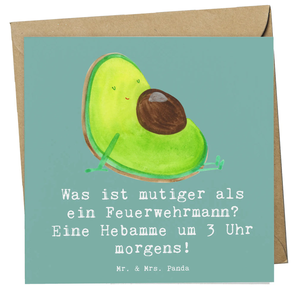 Deluxe Karte Mutige Hebamme Grußkarte, Glückwunschkarte, doppelkarte, Klappkarte, faltkarte, Geschenk, Schenken, Jubiläum, Danke, Dankeschön, Beruf, Ausbildung, Abschied, Rente, Kollege, Kollegin, Arbeitskollege, Mitarbeiter, Firma