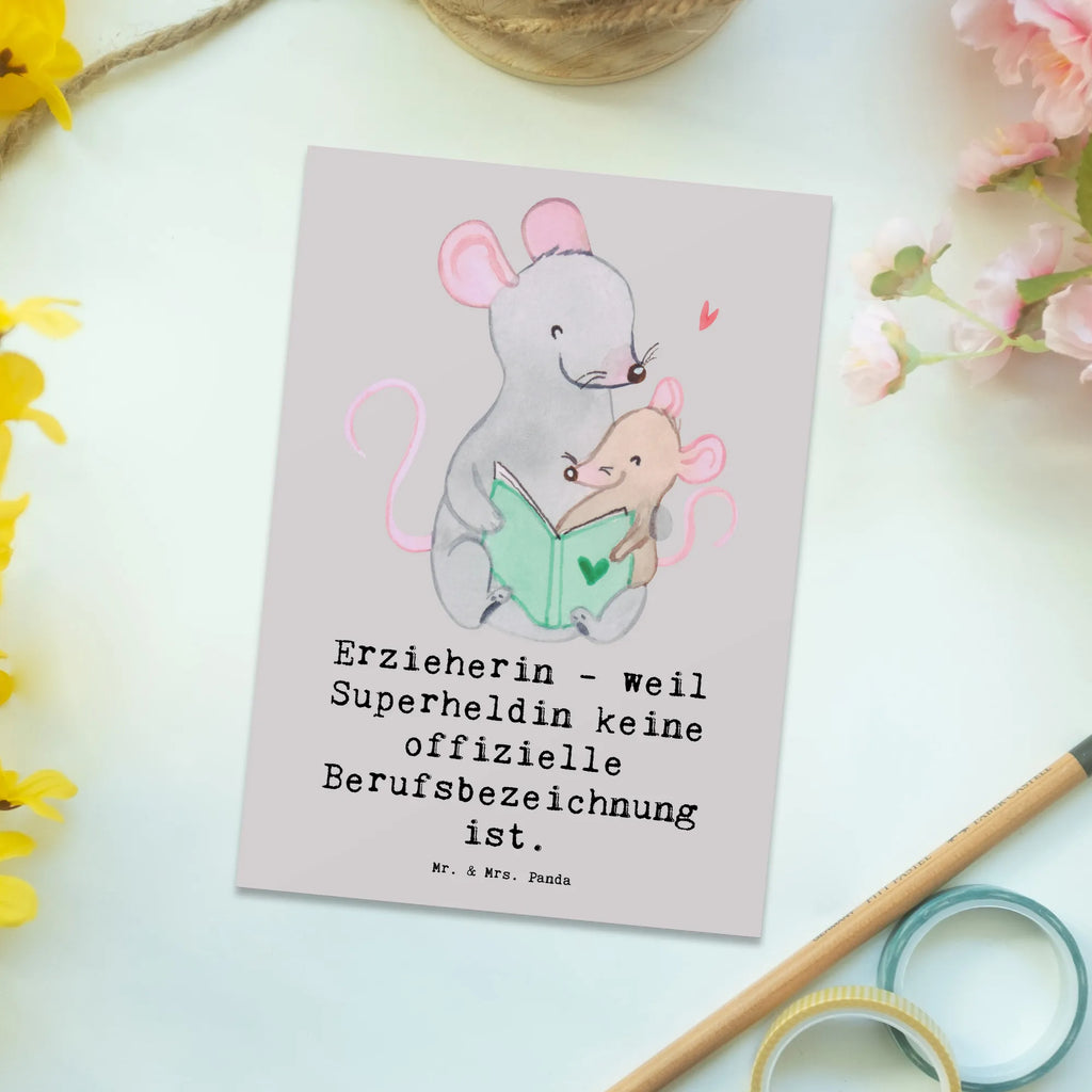 Postcard Erzieherin - weil Superheldin keine offizielle Berufsbezeichnung ist. Einladungskarten Geburtstag, Geschenkkarte, Einladungskarte, Karte, Ansichtskarten, Dankeskarte, Einladung, Ansichtskarte, Postkarte, Geburtstagskarte, Grußkarte, Einladung Geburtstag, Beruf, Ausbildung, Jubiläum, Abschied, Rente, Kollege, Kollegin, Geschenk, Schenken, Arbeitskollege, Mitarbeiter, Firma, Danke, Dankeschön
