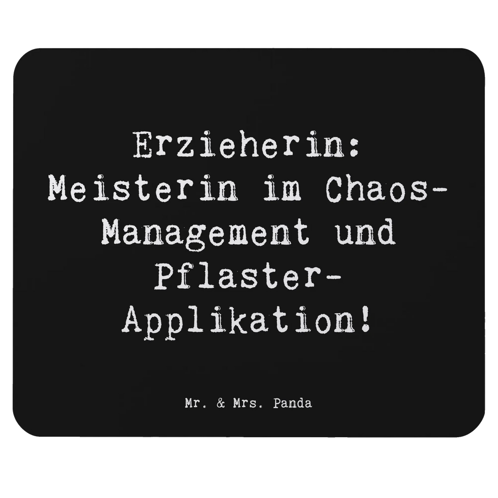 Mouse mat Saying Erzieherin: Meisterin im Chaos-Management und Pflaster-Applikation! Einzigartiges Mauspad, Mauspad, Mauspad Büro, Computer zubehör, PC Zubehör, Arbeitszimmer, Büroausstattung, Designer Mauspad, Mausunterlage, Mousepad, Beruf, Ausbildung, Jubiläum, Abschied, Rente, Kollege, Kollegin, Geschenk, Schenken, Arbeitskollege, Mitarbeiter, Firma, Danke, Dankeschön