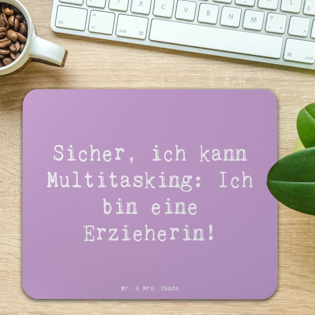Mauspad Spruch Erzieherin Multitasking Einzigartiges Mauspad, Mausunterlage, Büroausstattung, Mauspad Büro, PC Zubehör, Designer Mauspad, Mousepad, Computer zubehör, Mauspad, Arbeitszimmer, Beruf, Ausbildung, Jubiläum, Abschied, Rente, Kollege, Kollegin, Geschenk, Schenken, Arbeitskollege, Mitarbeiter, Firma, Danke, Dankeschön