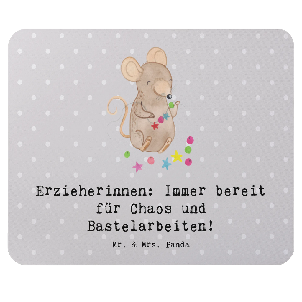 Mouse mat Erzieherinnen: Immer bereit für Chaos und Bastelarbeiten! PC Zubehör, Mousepad, Büroausstattung, Mauspad, Mausunterlage, Einzigartiges Mauspad, Mauspad Büro, Arbeitszimmer, Computer zubehör, Designer Mauspad, Beruf, Ausbildung, Jubiläum, Abschied, Rente, Kollege, Kollegin, Geschenk, Schenken, Arbeitskollege, Mitarbeiter, Firma, Danke, Dankeschön