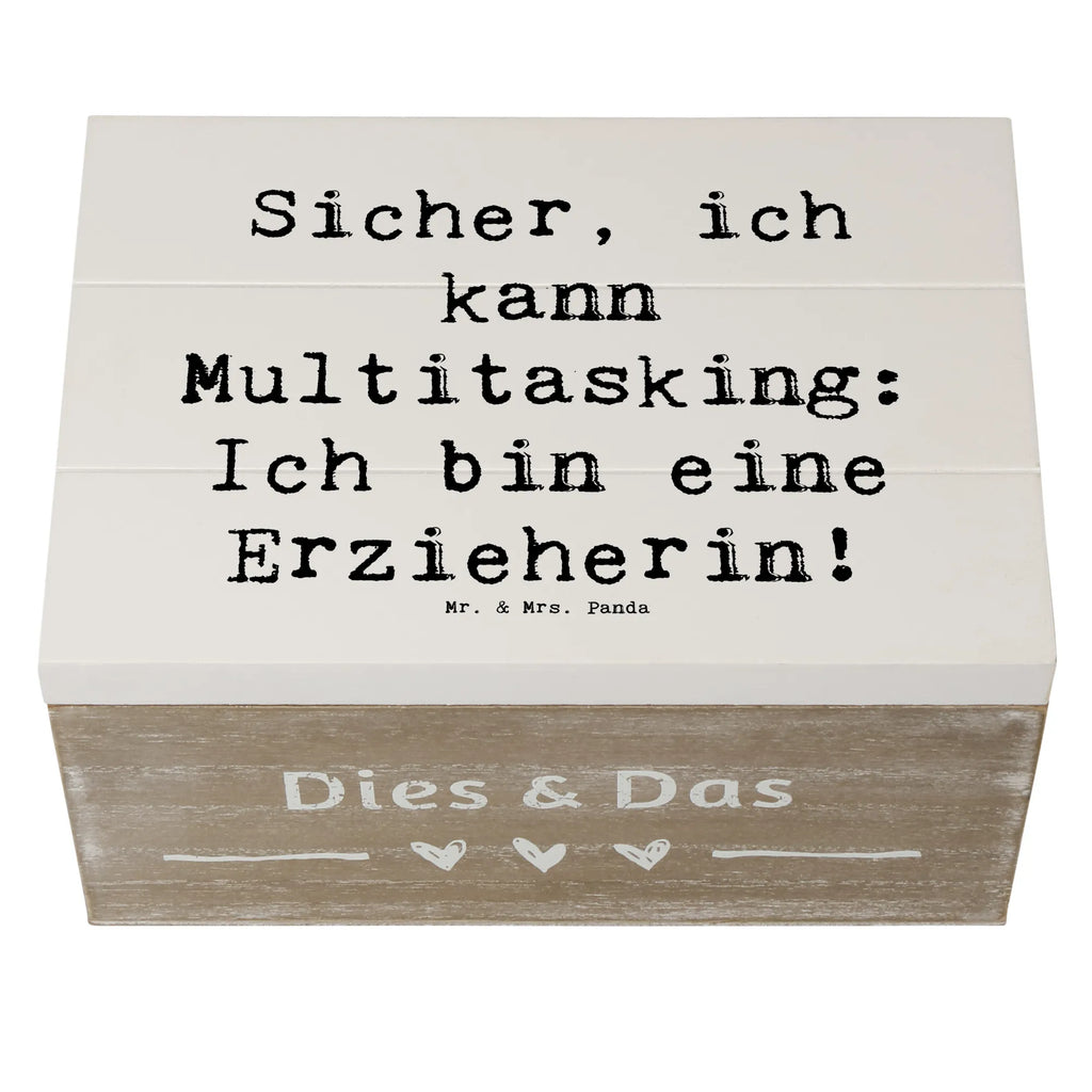Holzkiste Spruch Erzieherin Multitasking Dekokiste, Erinnerungskiste, Erinnerungsbox, Holzkiste, Schatulle, Geschenkbox, Aufbewahrungsbox, Schatzkiste, Truhe, Kiste, XXL, Geschenkdose, Beruf, Ausbildung, Jubiläum, Abschied, Rente, Kollege, Kollegin, Geschenk, Schenken, Arbeitskollege, Mitarbeiter, Firma, Danke, Dankeschön