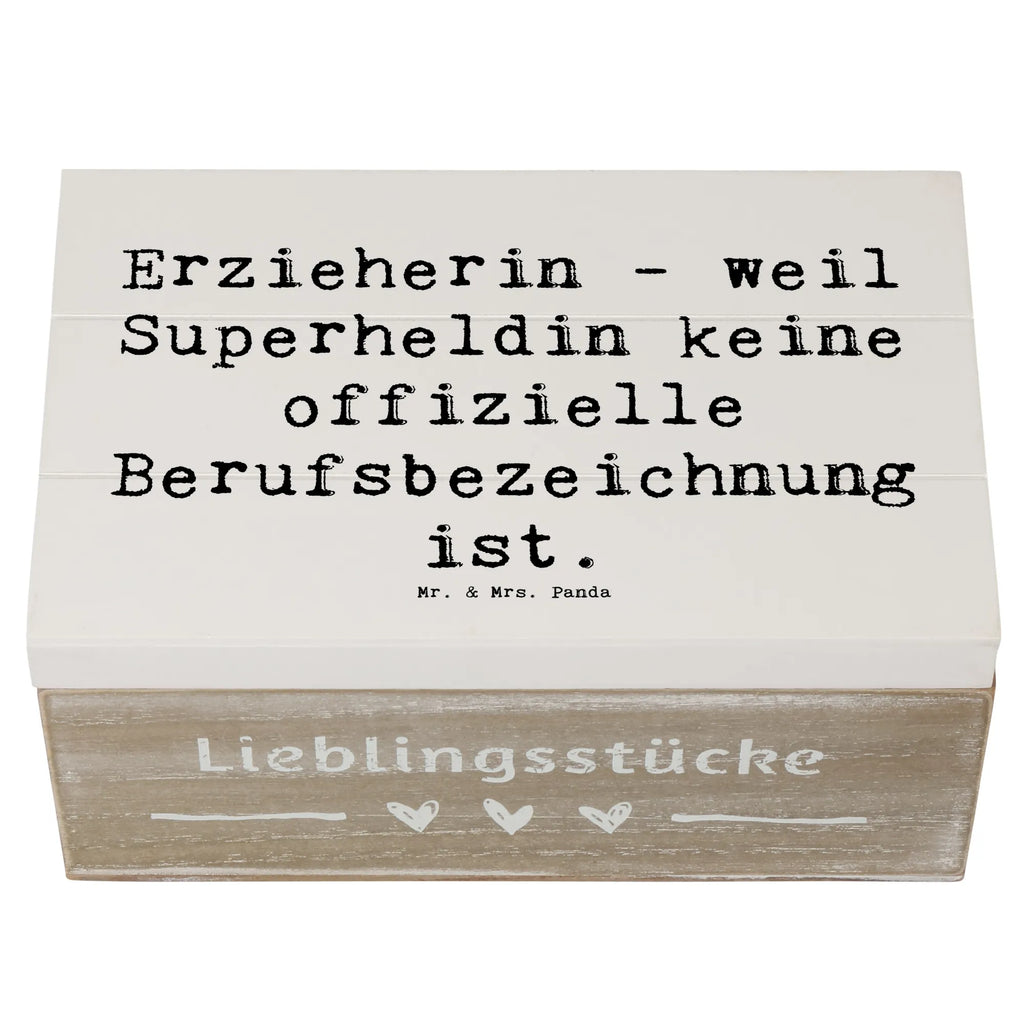 Wooden chest Saying Erzieherin - weil Superheldin keine offizielle Berufsbezeichnung ist. Erinnerungskiste, Aufbewahrungsbox, Geschenkdose, Holzkiste, Dekokiste, Truhe, Geschenkbox, Erinnerungsbox, Kiste, Schatulle, Schatzkiste, XXL, Beruf, Ausbildung, Jubiläum, Abschied, Rente, Kollege, Kollegin, Geschenk, Schenken, Arbeitskollege, Mitarbeiter, Firma, Danke, Dankeschön