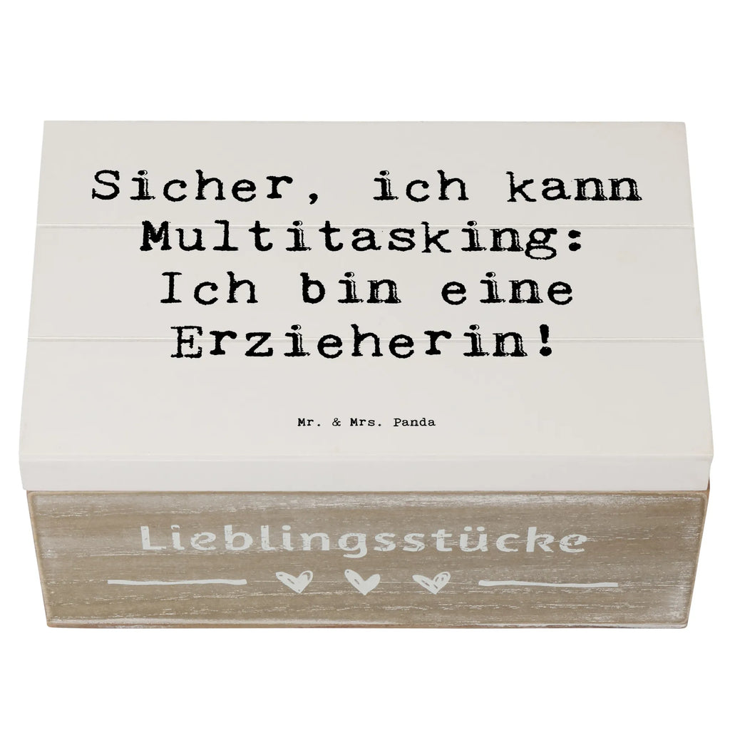 Holzkiste Spruch Erzieherin Multitasking Dekokiste, Erinnerungskiste, Erinnerungsbox, Holzkiste, Schatulle, Geschenkbox, Aufbewahrungsbox, Schatzkiste, Truhe, Kiste, XXL, Geschenkdose, Beruf, Ausbildung, Jubiläum, Abschied, Rente, Kollege, Kollegin, Geschenk, Schenken, Arbeitskollege, Mitarbeiter, Firma, Danke, Dankeschön