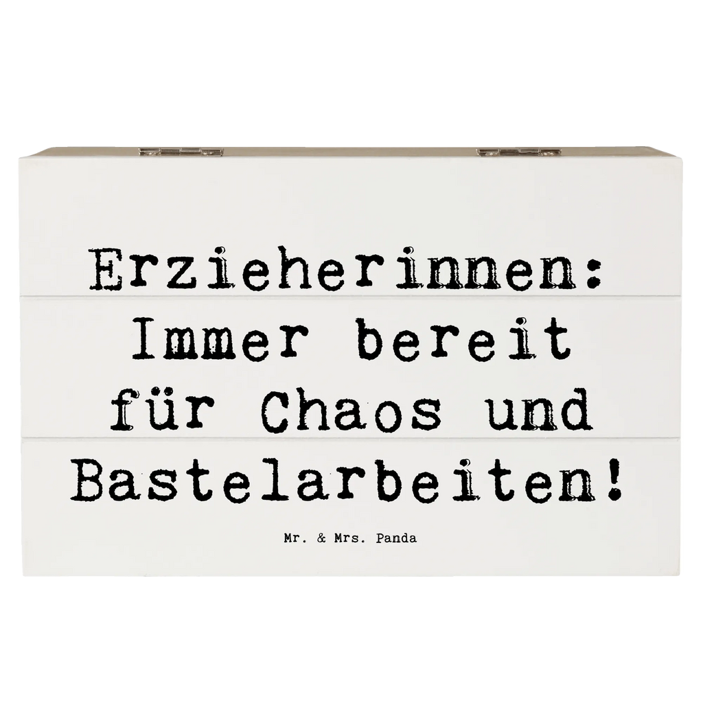 Wooden chest Saying Erzieherinnen: Immer bereit für Chaos und Bastelarbeiten! aufbewahrungskisten, aufbewahrungsboxen, Box aus Holz, Holzboxen, aufbewahrungstruhe, Aufbewahrungskiste, Holzbox mit Deckel, holzschachtel, holzschatulle, kiste holz, box holz, aufbewahrungskiste mit deckel, Aufbewahrungsbox, Aufbewahrungsbox aus Holz, Schatulle, holztruhen, holzkästchen, truhe holz, Aufbewahrungsbox Holz, Holztruhe, Holzbox, Holzkiste mit Deckel, Holz Aufbewahrungsbox, Holzkisten, Holzkiste, Geschenk, Danke, Dankeschön, Schenken, Beruf, Ausbildung, Abschied, Rente, Kollege, Kollegin, Arbeitskollege, Mitarbeiter, Jubiläum, Firma