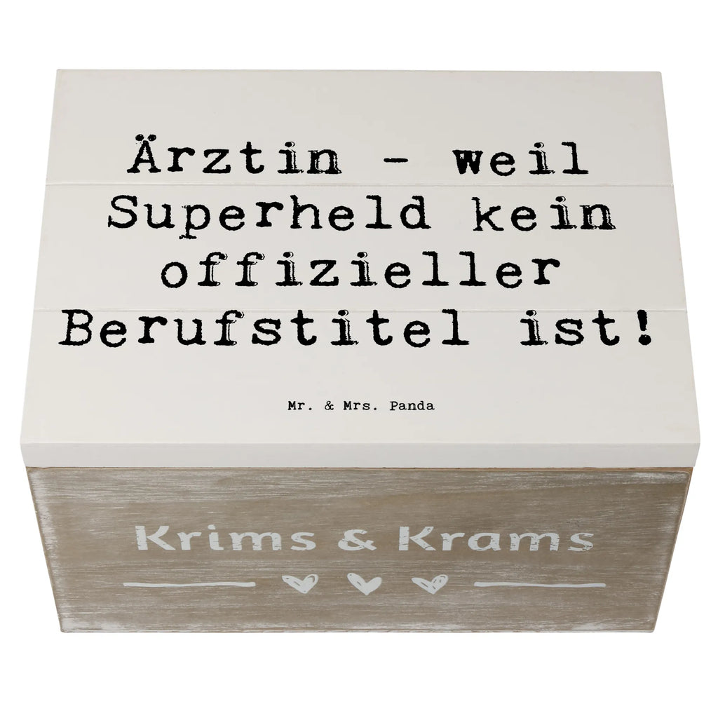 Wooden chest Saying Ärztin - weil Superheld kein offizieller Berufstitel ist! Schatulle, Holzkiste, Geschenkdose, Kiste, Geschenkbox, Truhe, Dekokiste, XXL, Aufbewahrungsbox, Schatzkiste, Erinnerungskiste, Erinnerungsbox, Beruf, Ausbildung, Jubiläum, Abschied, Rente, Kollege, Kollegin, Geschenk, Schenken, Arbeitskollege, Mitarbeiter, Firma, Danke, Dankeschön