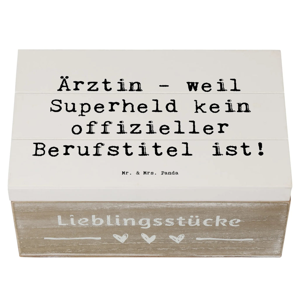 Wooden chest Saying Ärztin - weil Superheld kein offizieller Berufstitel ist! Schatulle, Holzkiste, Geschenkdose, Kiste, Geschenkbox, Truhe, Dekokiste, XXL, Aufbewahrungsbox, Schatzkiste, Erinnerungskiste, Erinnerungsbox, Beruf, Ausbildung, Jubiläum, Abschied, Rente, Kollege, Kollegin, Geschenk, Schenken, Arbeitskollege, Mitarbeiter, Firma, Danke, Dankeschön