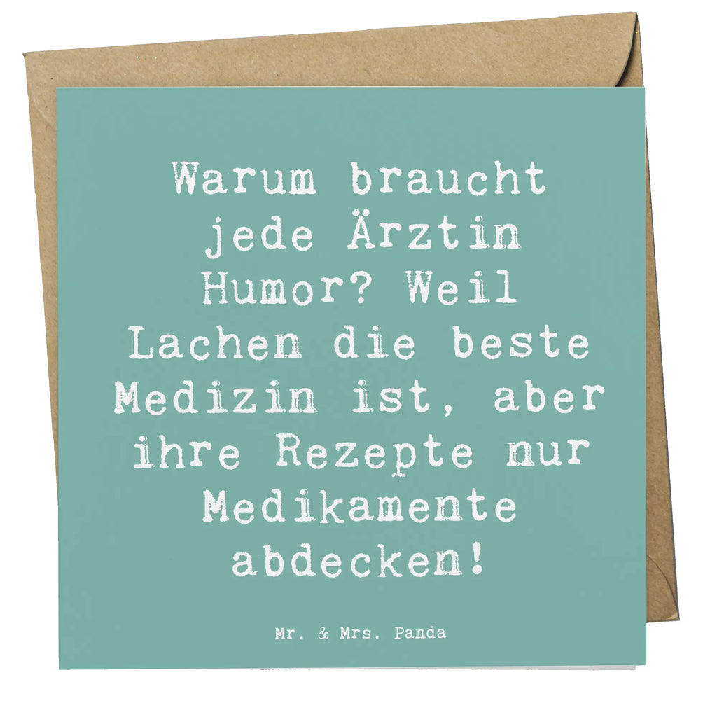 Deluxe Karte Spruch Humorvolle Ärztin Karte, Hochwertige Grußkarte, Klappkarte, Grußkarte, Geburtstagskarte, Einladungskarte, Glückwunschkarte, Hochwertige Klappkarte, Hochzeitskarte, Beruf, Ausbildung, Jubiläum, Abschied, Rente, Kollege, Kollegin, Geschenk, Schenken, Arbeitskollege, Mitarbeiter, Firma, Danke, Dankeschön