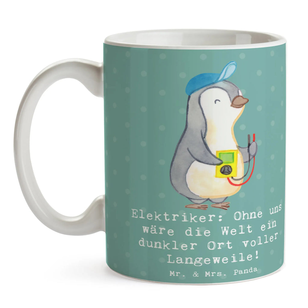 Tasse Elektriker Helden Teetasse, Tasse mit Zitaten, Bürotasse, Tasse mit Motiven, Porzellantasse, Kaffeetasse, Keramiktasse, Geschenktasse, Tasse, Beruf, Ausbildung, Jubiläum, Abschied, Rente, Kollege, Kollegin, Geschenk, Schenken, Arbeitskollege, Mitarbeiter, Firma, Danke, Dankeschön