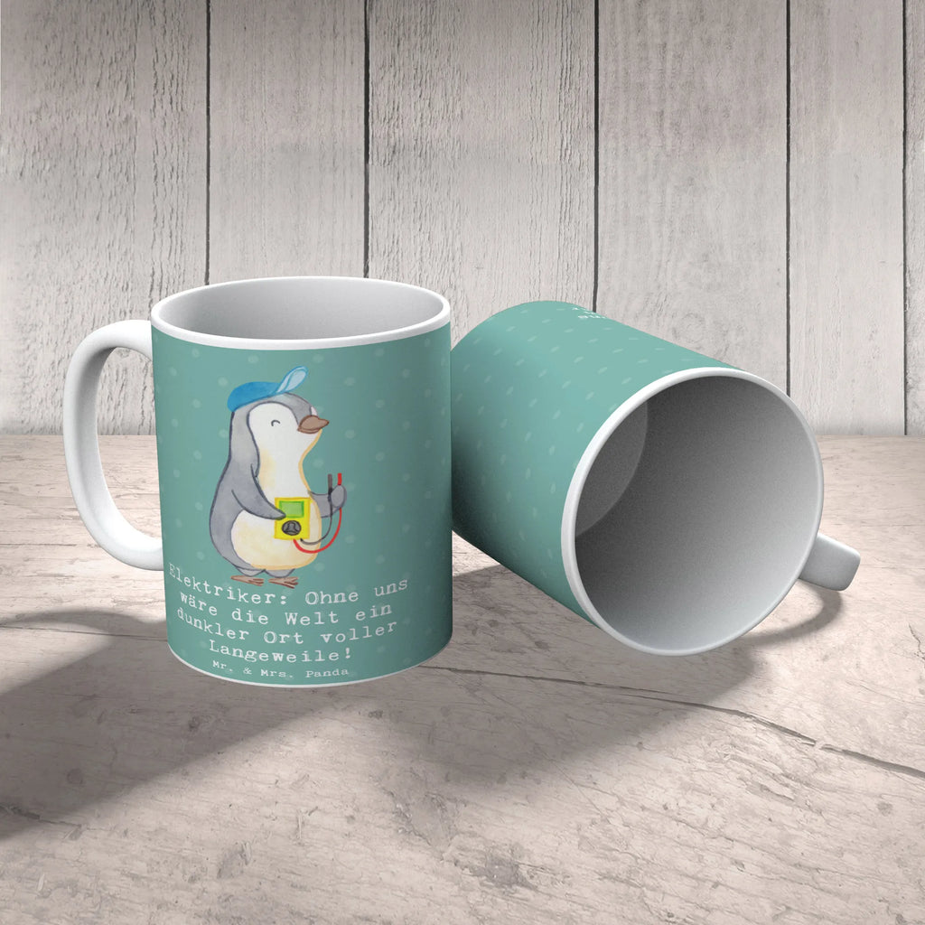 Tasse Elektriker Helden Teetasse, Tasse mit Zitaten, Bürotasse, Tasse mit Motiven, Porzellantasse, Kaffeetasse, Keramiktasse, Geschenktasse, Tasse, Beruf, Ausbildung, Jubiläum, Abschied, Rente, Kollege, Kollegin, Geschenk, Schenken, Arbeitskollege, Mitarbeiter, Firma, Danke, Dankeschön