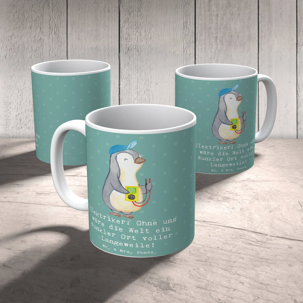 Tasse Elektriker Helden Teetasse, Tasse mit Zitaten, Bürotasse, Tasse mit Motiven, Porzellantasse, Kaffeetasse, Keramiktasse, Geschenktasse, Tasse, Beruf, Ausbildung, Jubiläum, Abschied, Rente, Kollege, Kollegin, Geschenk, Schenken, Arbeitskollege, Mitarbeiter, Firma, Danke, Dankeschön