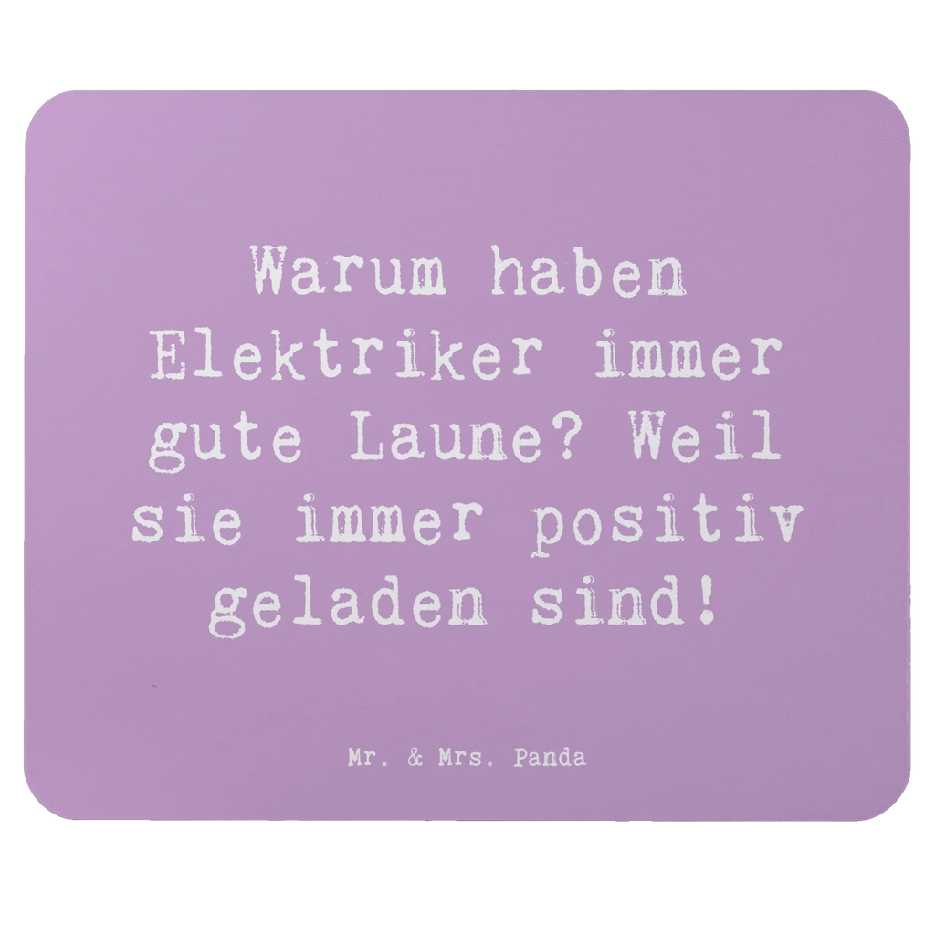 Mouse mat Saying Warum haben Elektriker immer gute Laune? Weil sie immer positiv geladen sind! Computer zubehör, Mauspad, Büroausstattung, PC Zubehör, Mausunterlage, Einzigartiges Mauspad, Designer Mauspad, Mauspad Büro, Arbeitszimmer, Mousepad, Beruf, Ausbildung, Jubiläum, Abschied, Rente, Kollege, Kollegin, Geschenk, Schenken, Arbeitskollege, Mitarbeiter, Firma, Danke, Dankeschön