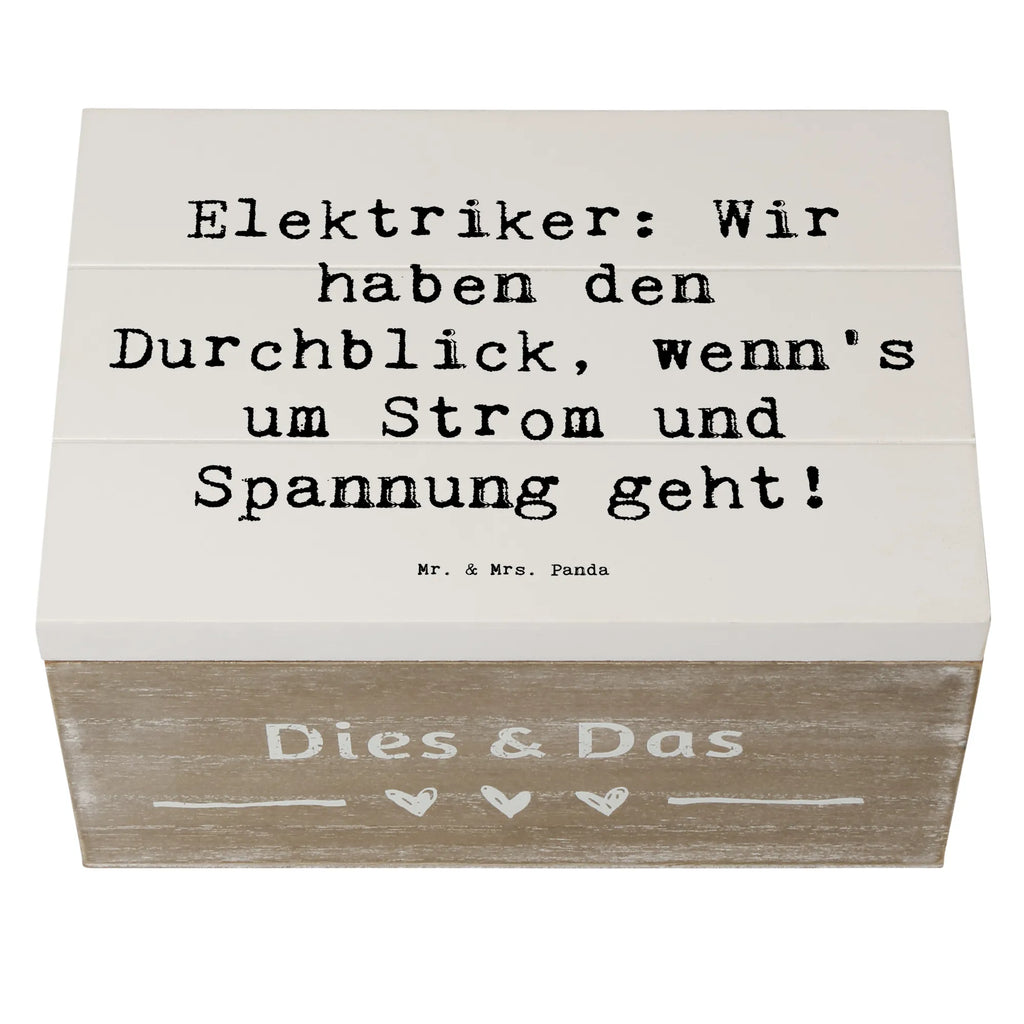 Wooden chest Saying Elektriker: Wir haben den Durchblick, wenn's um Strom und Spannung geht! Truhe, Holzkiste, Erinnerungskiste, Aufbewahrungsbox, Erinnerungsbox, Schatzkiste, Schatulle, Geschenkdose, XXL, Geschenkbox, Kiste, Dekokiste, Beruf, Ausbildung, Jubiläum, Abschied, Rente, Kollege, Kollegin, Geschenk, Schenken, Arbeitskollege, Mitarbeiter, Firma, Danke, Dankeschön