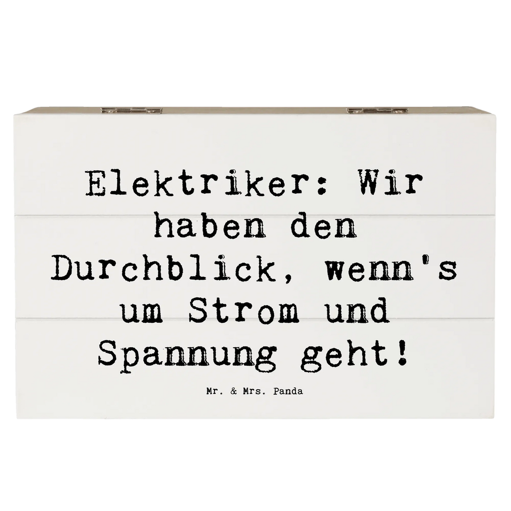 Wooden chest Saying Elektriker: Wir haben den Durchblick, wenn's um Strom und Spannung geht! Truhe, Holzkiste, Erinnerungskiste, Aufbewahrungsbox, Erinnerungsbox, Schatzkiste, Schatulle, Geschenkdose, XXL, Geschenkbox, Kiste, Dekokiste, Beruf, Ausbildung, Jubiläum, Abschied, Rente, Kollege, Kollegin, Geschenk, Schenken, Arbeitskollege, Mitarbeiter, Firma, Danke, Dankeschön