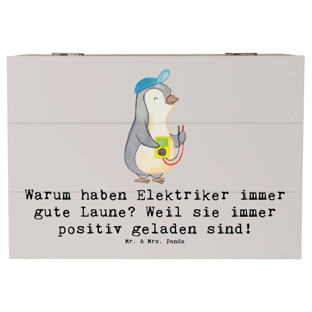 Holzkiste Positiver Elektriker Schatzkiste, Kiste, Dekokiste, Aufbewahrungsbox, Geschenkbox, Erinnerungsbox, Holzkiste, Geschenkdose, XXL, Erinnerungskiste, Schatulle, Truhe, Beruf, Ausbildung, Jubiläum, Abschied, Rente, Kollege, Kollegin, Geschenk, Schenken, Arbeitskollege, Mitarbeiter, Firma, Danke, Dankeschön